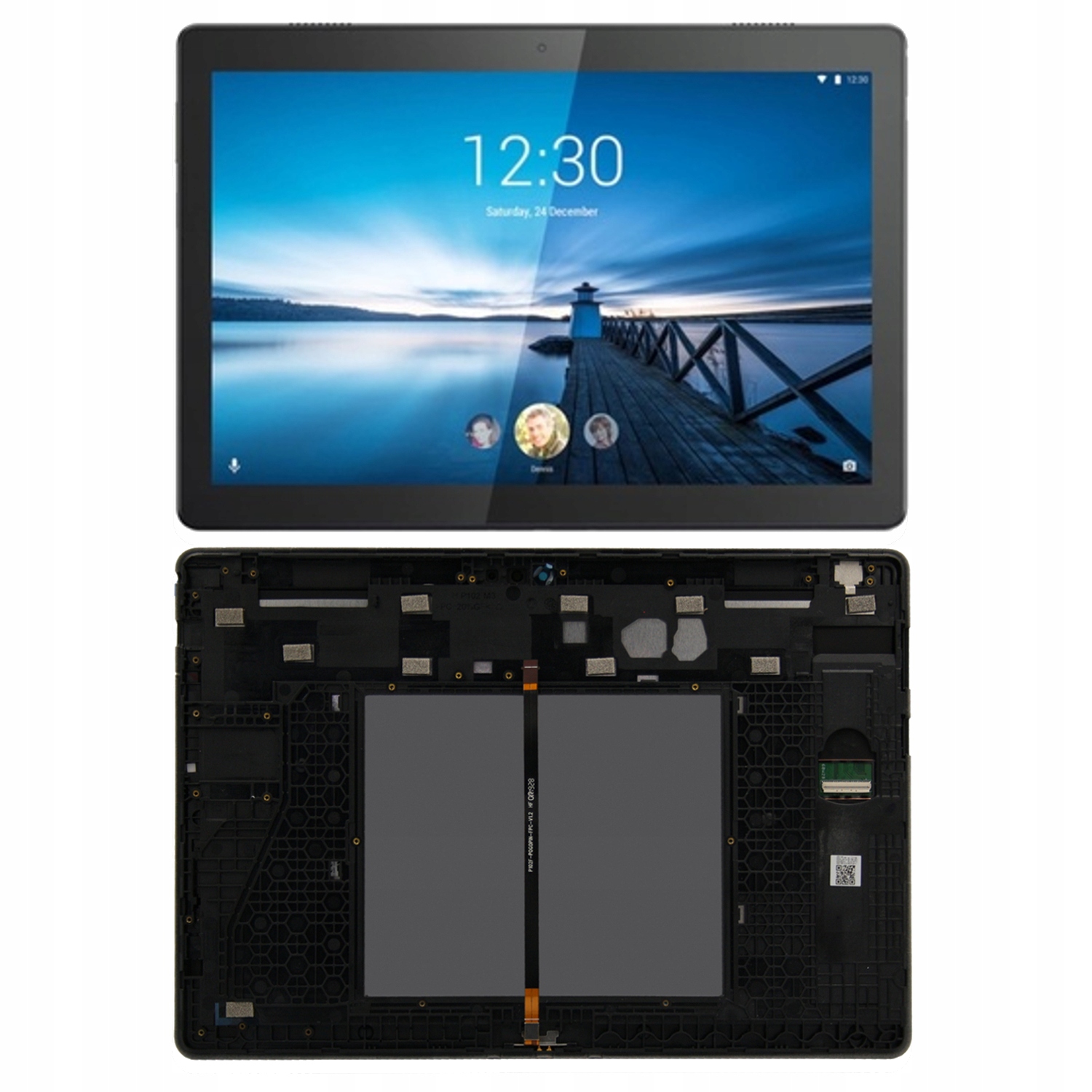 WYŚWIETLACZ Z DIGITIZEREM LENOVO TAB M10 TB-X605F Z RAMKĄ IPS TFT CZARNY - Wyświetlacze z digitizerami do tabletów