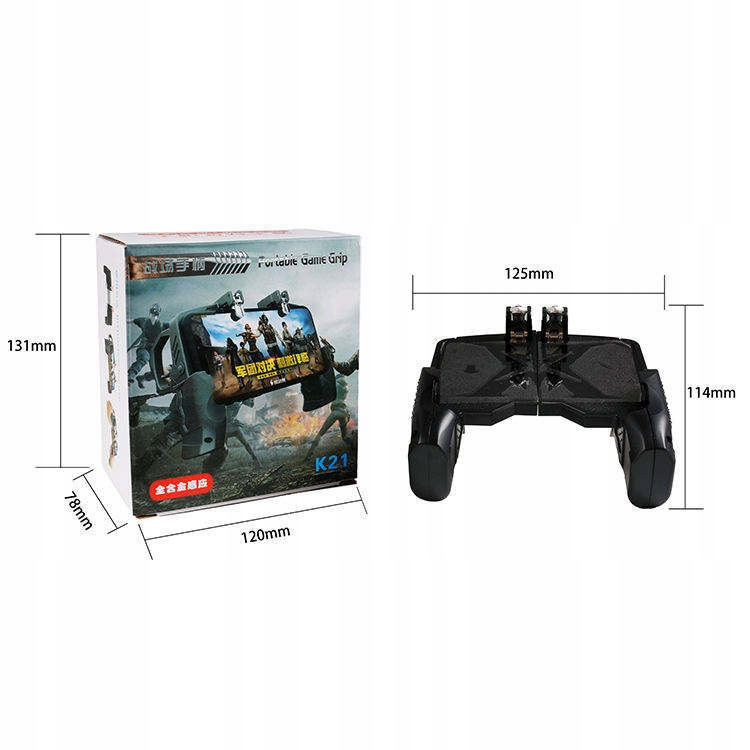 GAMEPAD DO TELEFONU K21 CZARNY - Akcesoria rtv agd