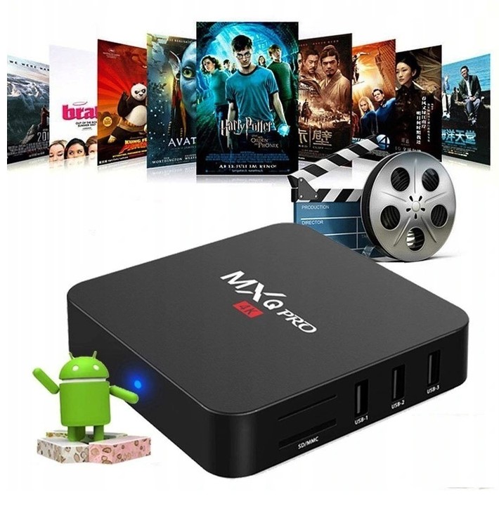 SMART TV BOX MXQ PRO 4K ULTRA HD ANDROID 7.1 - Przystawki Smart TV