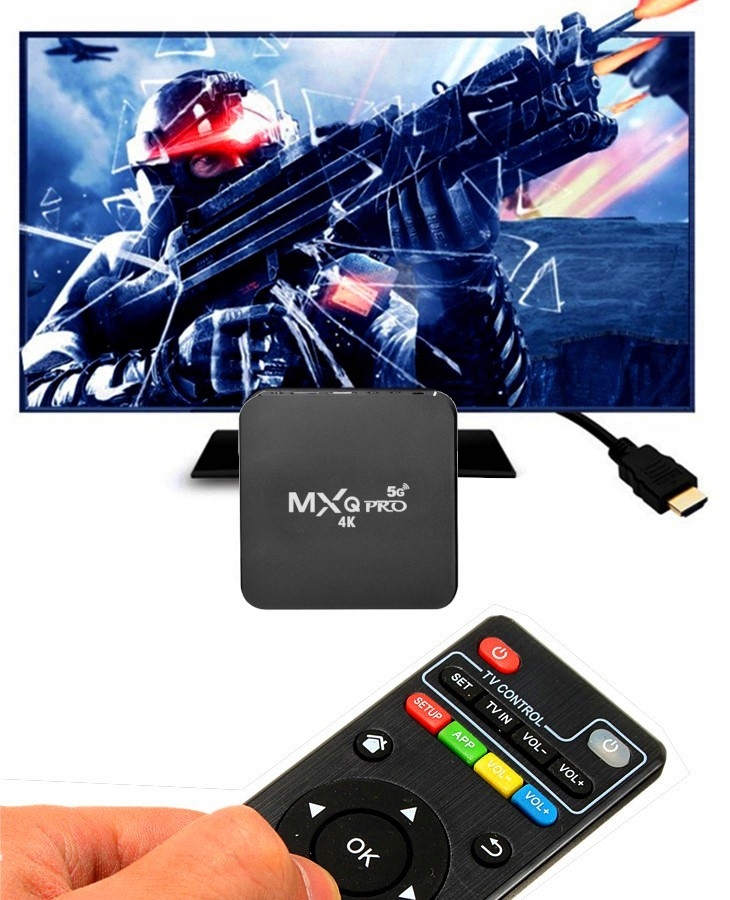 SMART TV BOX MXQ PRO 4K ULTRA HD ANDROID 7.1 - Przystawki Smart TV