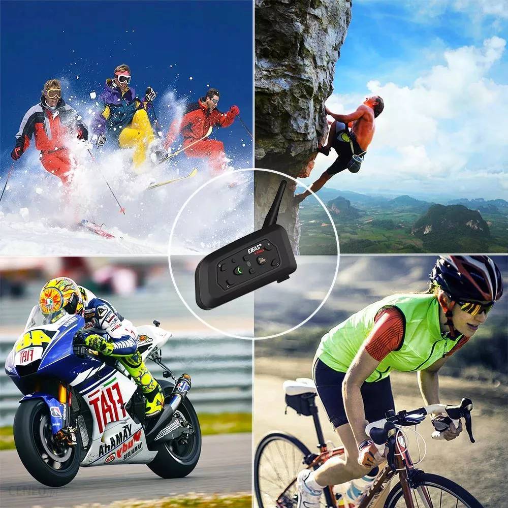 INTERKOM MOTOCYKLOWY EJEAS V6 PRO BLUETOOTH 2 KOMPLETY - Akcesoria motoryzacyjne