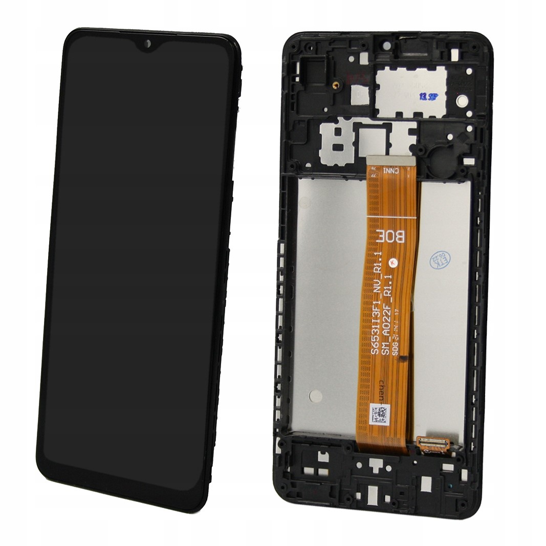 WYŚWIETLACZ I DIGITIZER DO SAMSUNG GALAXY A02 RAMKA NARZĘDZIA - Wyświetlacze z digitizerami do telefonów