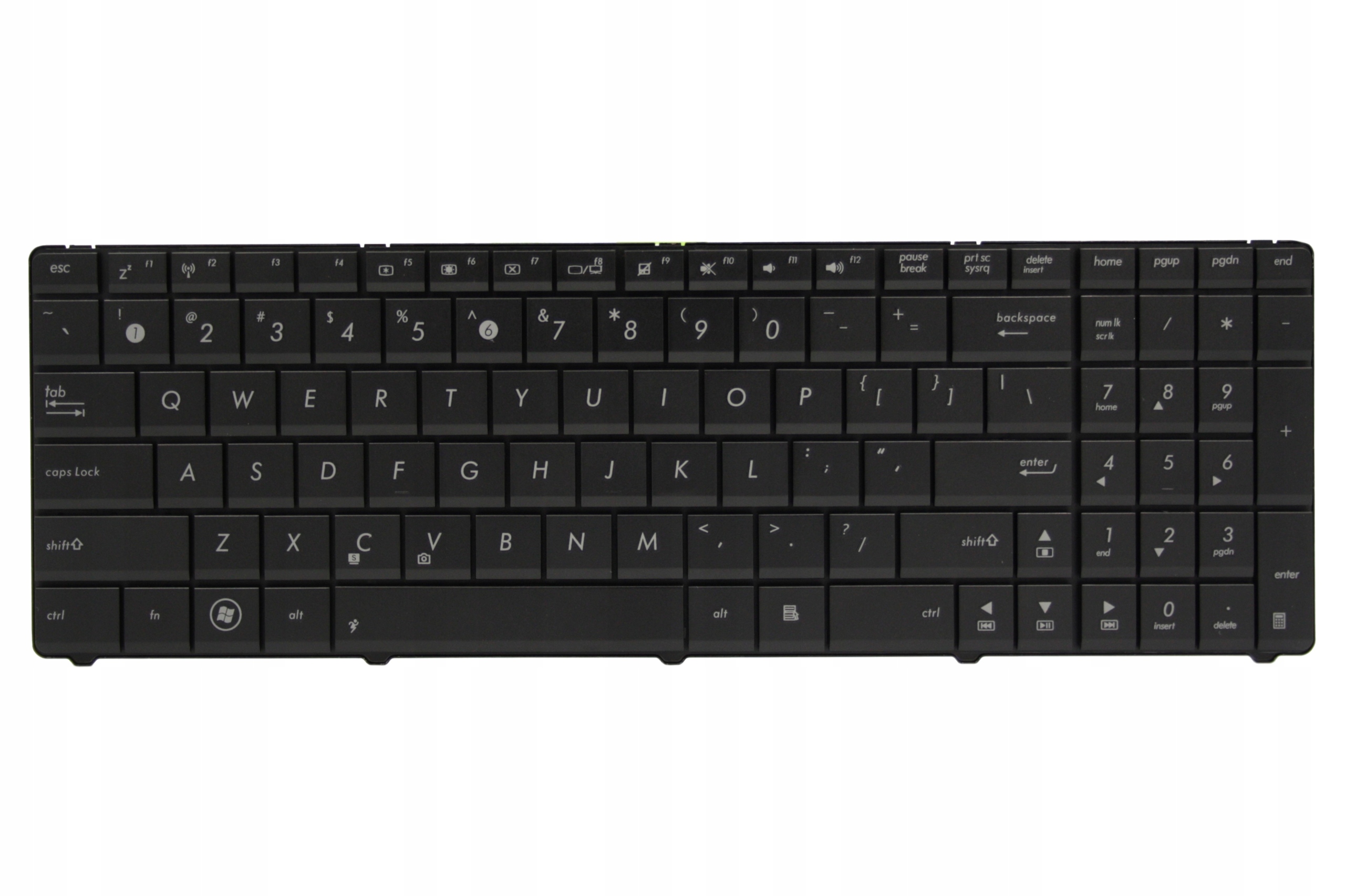 KLAWIATURA DO ASUS K52 K52J G60 K53E X53S K53SJ G73 X54C X54H X53 - Klawiatury do laptopów