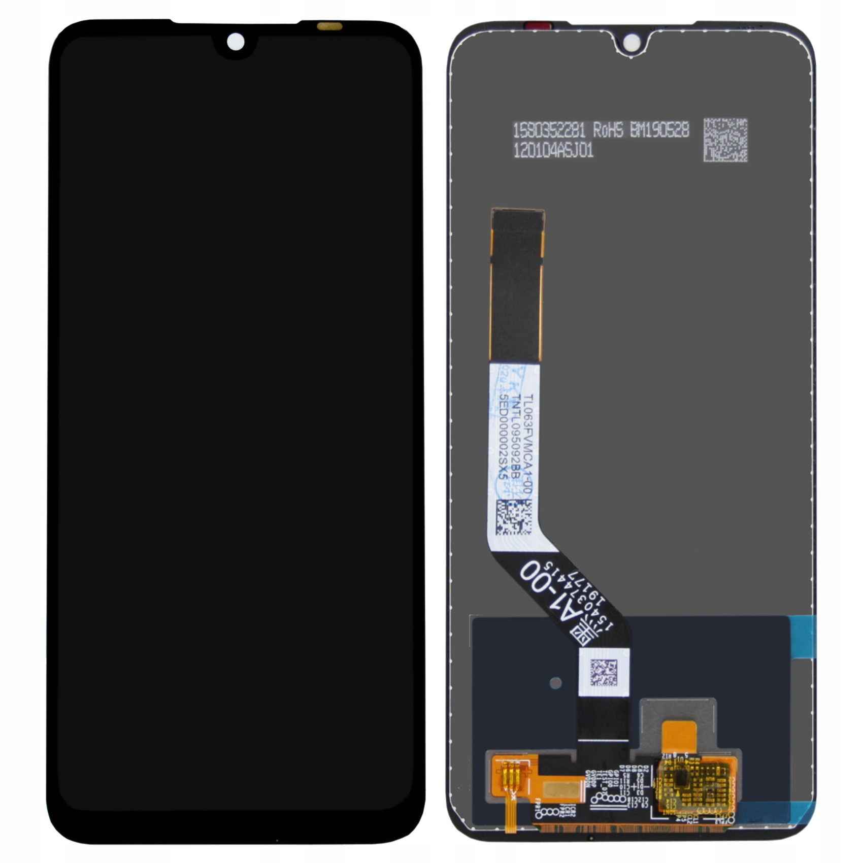 WYŚWIETLACZ I DIGITIZER XIAOMI REDMI NOTE 7 Z PROFESJONALNYMI  NARZĘDZIAMI GAT IPS - Wyświetlacze z digitizerami do telefonów