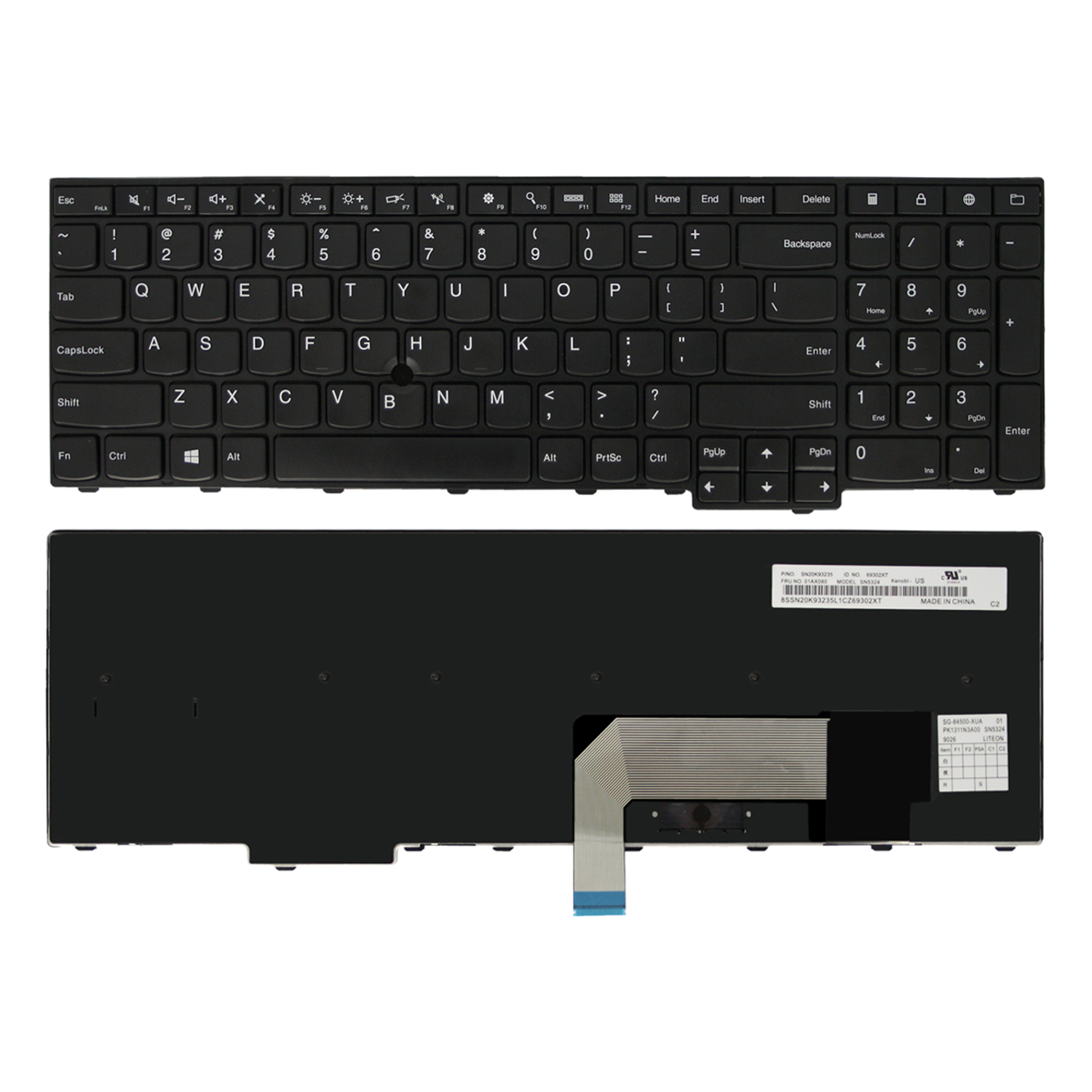 KLAWIATURA DO LENOVO THINKPAD T540 E540 E545 L540 CZARNA US - Klawiatury do laptopów