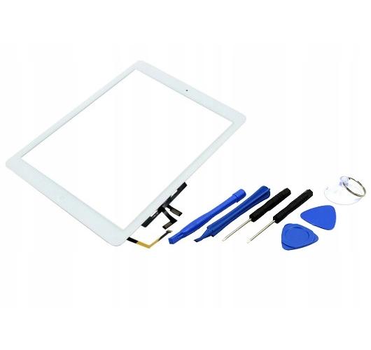 DIGITIZER IPAD 5 AIR A1474 A1475 A1476 Z ZESTAWEM NAPRAWCZYM BIAŁY - Digitizery do tabletów