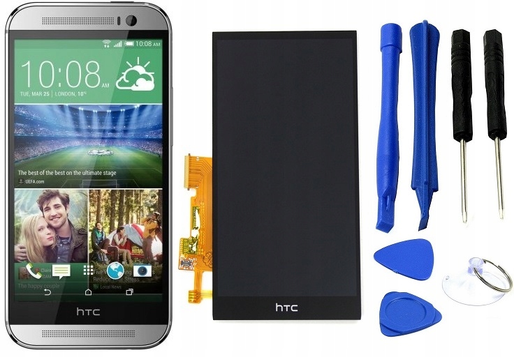 WYŚWIETLACZ Z DIGITIZEREM HTC ONE M8S Z NARZĘDZIAMI - Wyświetlacze z digitizerami do telefonów