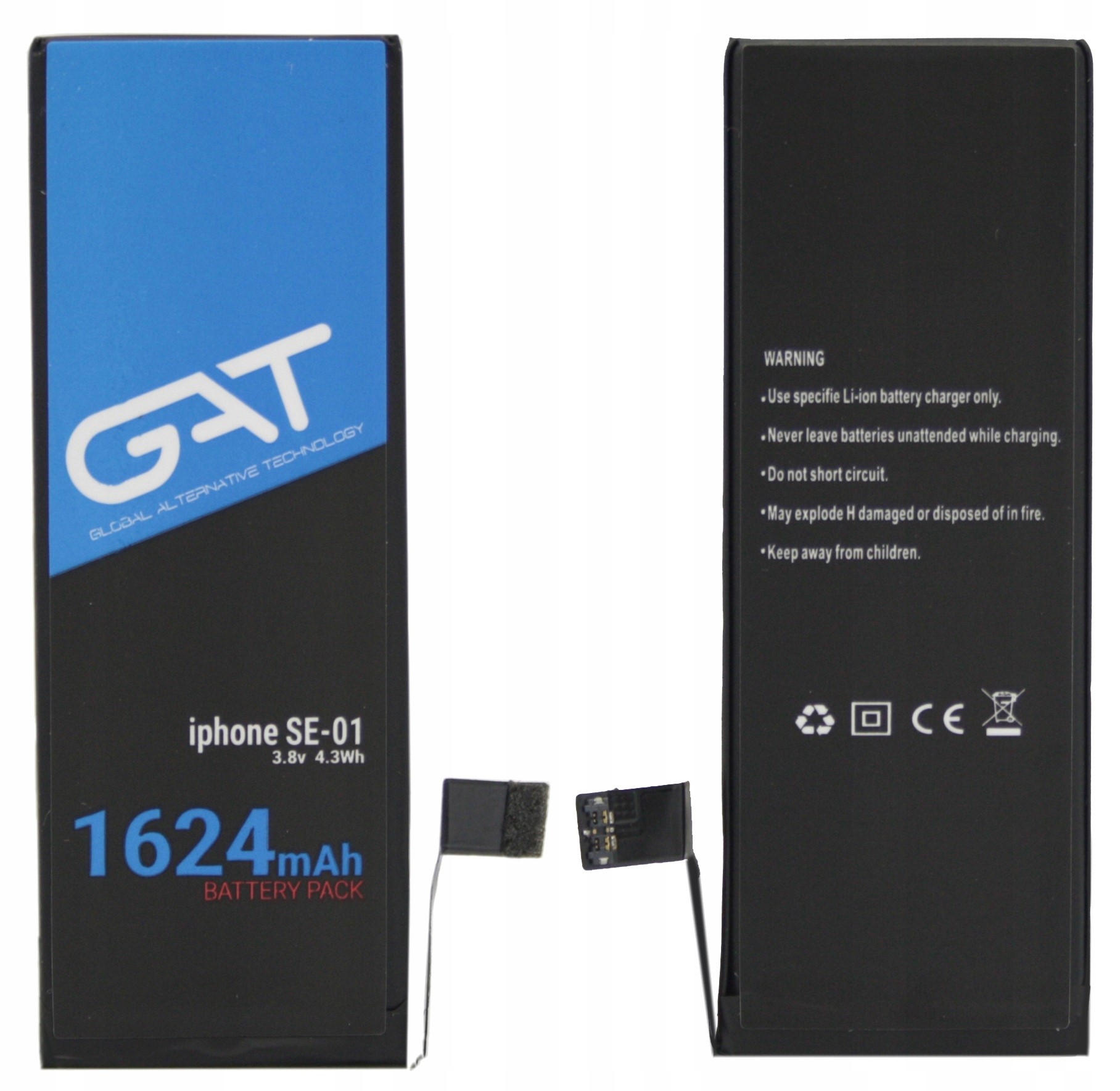 BATERIA DO IPHONE SE A1723 A1724 A1662 1624MAH Z PROFESJONALNYMI NARZĘDZIAMI PGAT - Baterie do telefonów