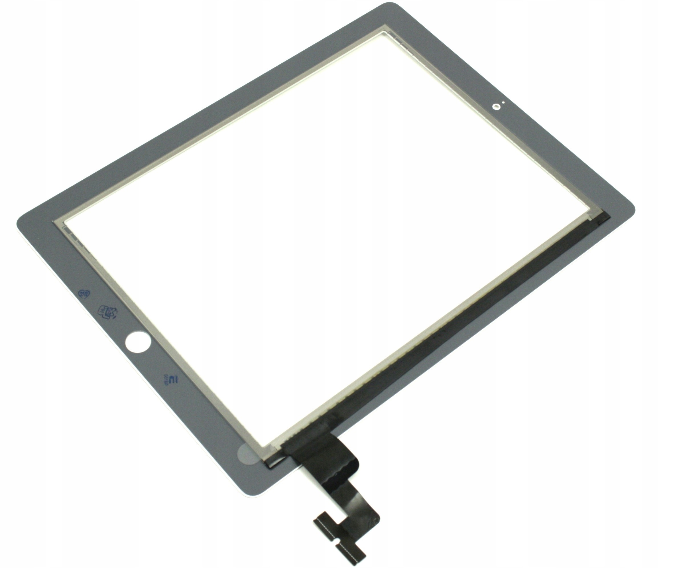 DIGITIZER IPAD 2 A1395 A1396 A1397 ZE ŚCIERECZKĄ BIAŁY - Digitizery do tabletów