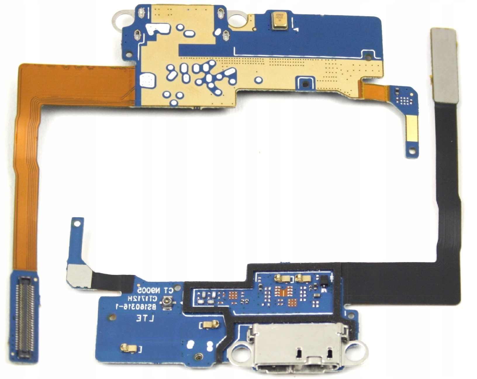 TAŚMA ZŁĄCZE GNIAZDO ŁADOWANIA ZASILANIA MIKROFON SAMSUNG GALAXY NOTE3 ZE ŚCIERECZKĄ - Gniazda do telefonów