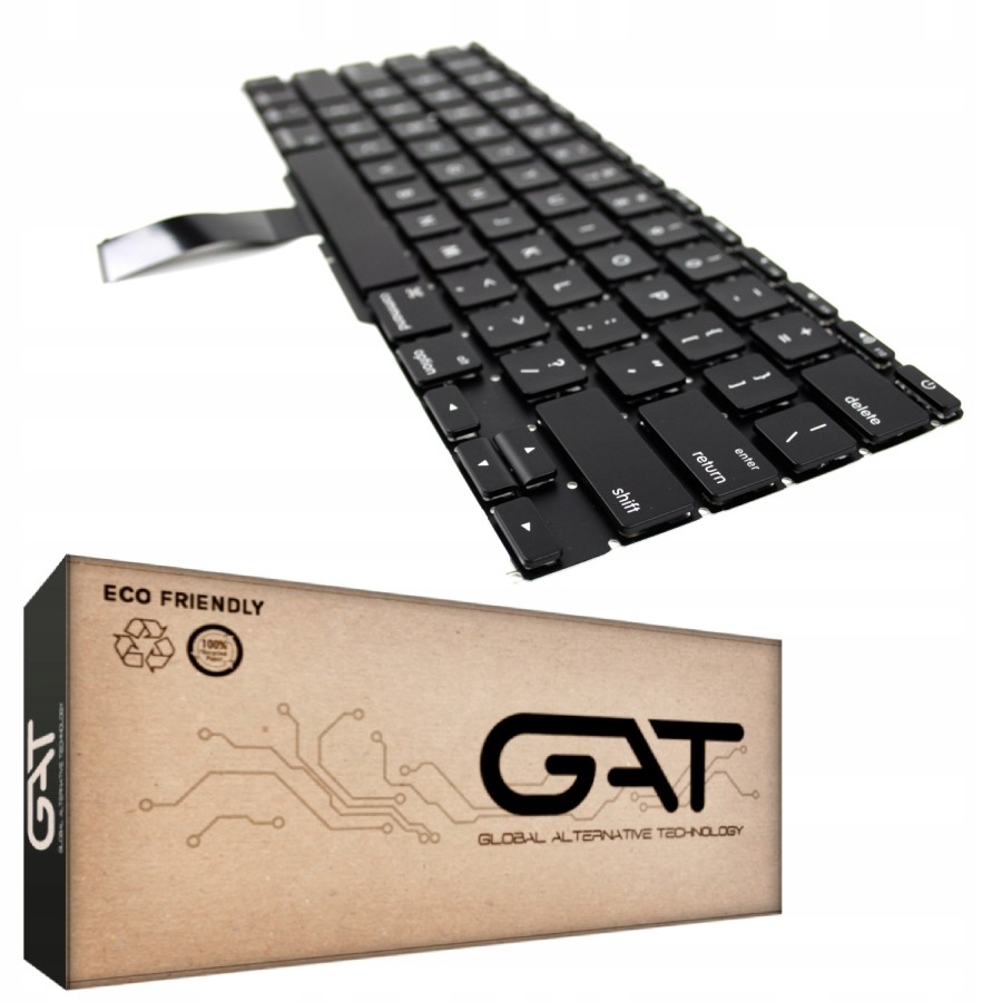 KLAWIATURA APPLE MACBOOK AIR 11 A1370 A1465 US CZARNA - Klawiatury do laptopów