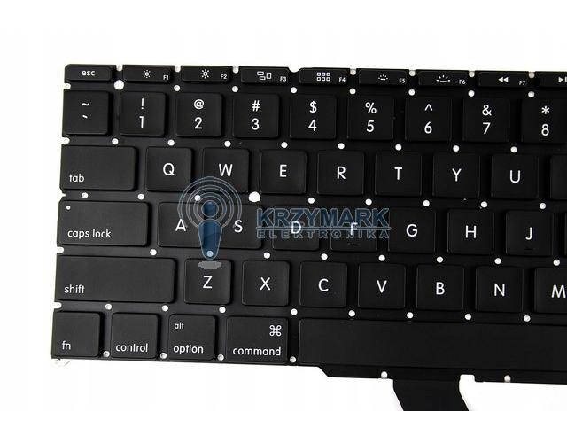 KLAWIATURA APPLE MACBOOK AIR 11 A1370 A1465 US CZARNA - Klawiatury do laptopów