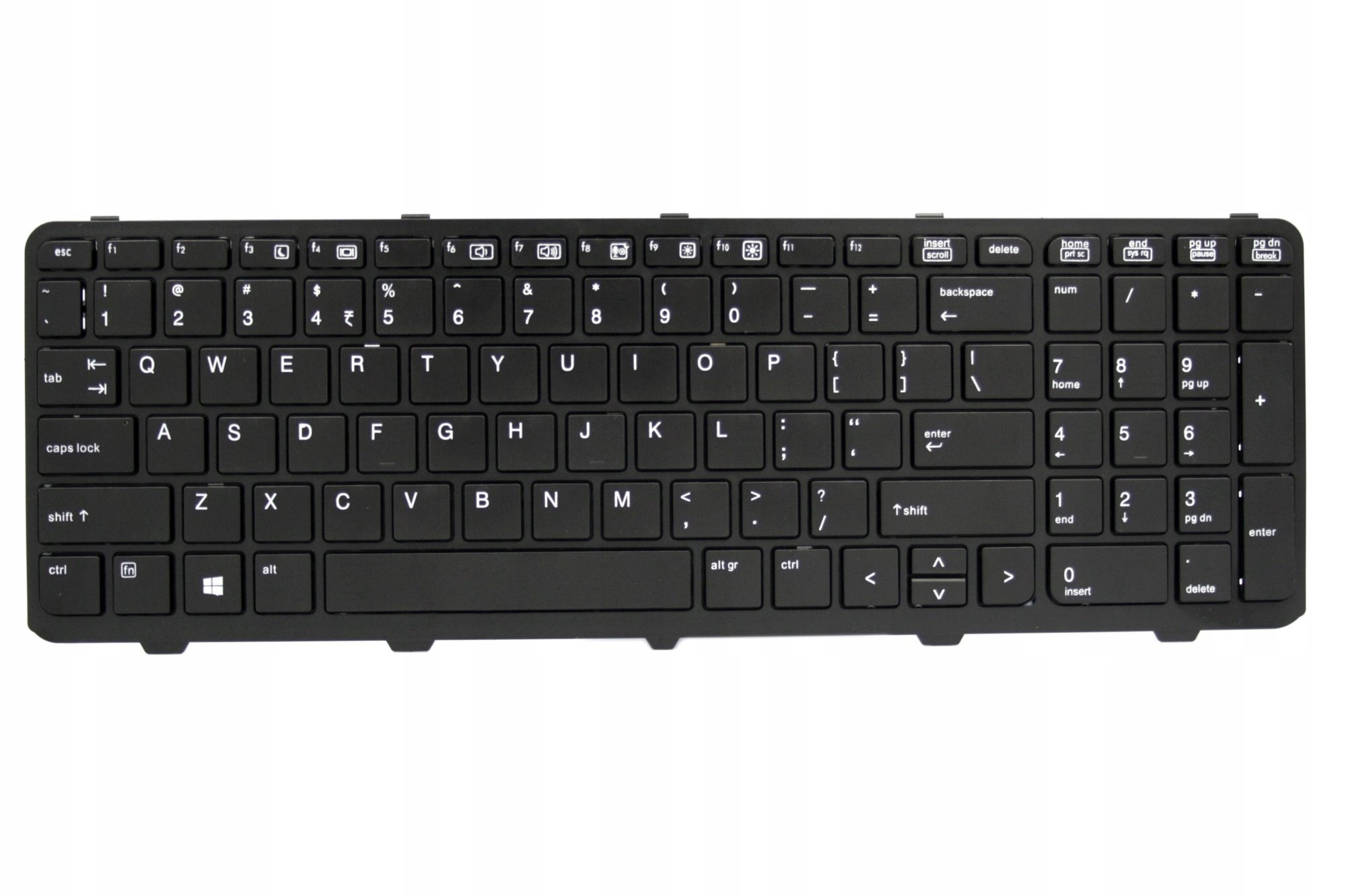 KLAWIATURA HP PROBOOK 450 455 470 G0 G1 639396-XXXINNY ZACZEP SKRAJNY GAT - Klawiatury do laptopów