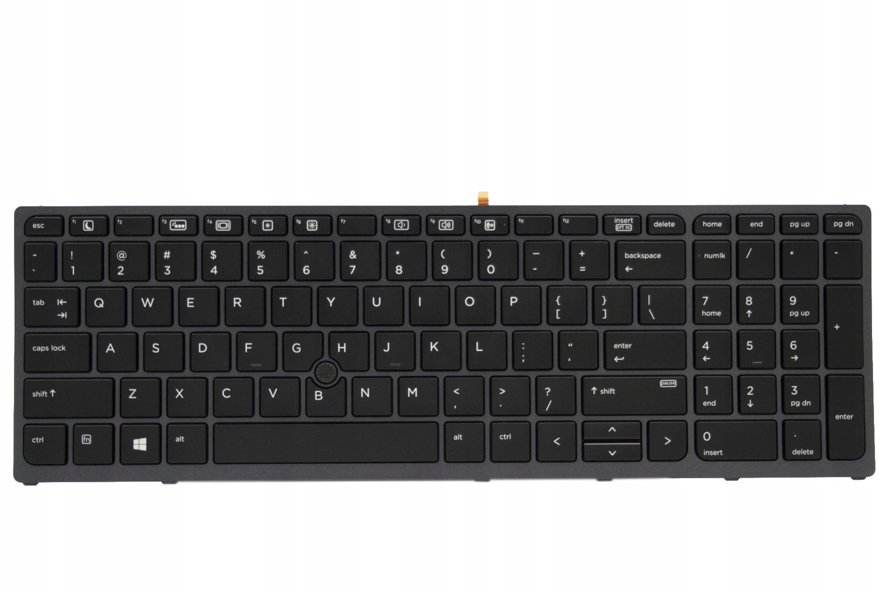 KLAWIATURA HP ZBOOK G3 17 15 848311-001 Z RAMKĄ POINTEREM I PODŚWIETLENIEM KGAT - Klawiatury do laptopów