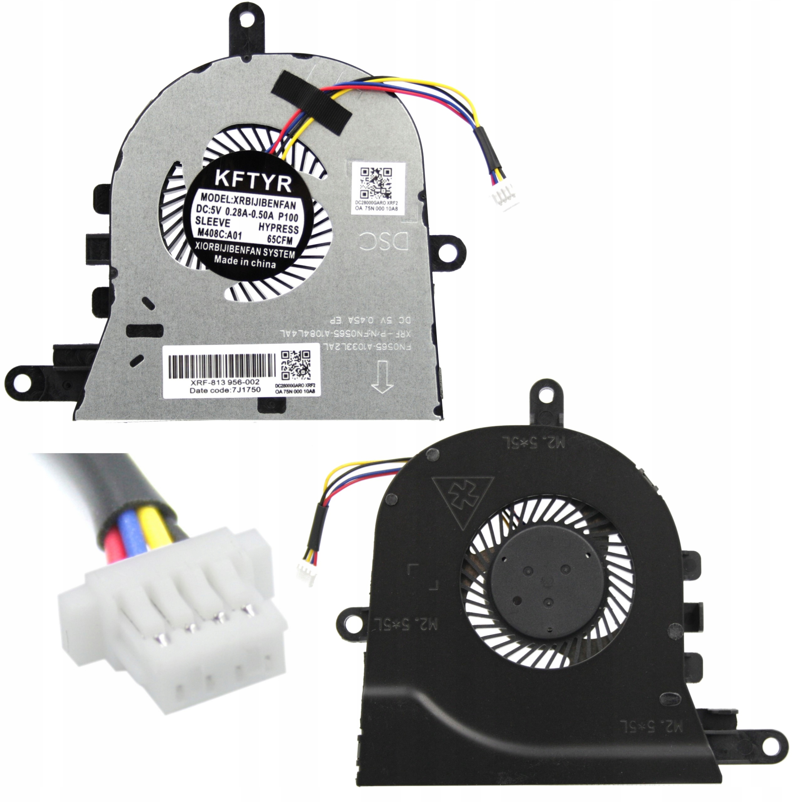 WENTYLATOR DO DELL LATITUDE 3590 INSPIRON 15 5570 5575 P75F FX0M0 FGCF7 0FX0M0 4PIN - Import z systemu magazynowego