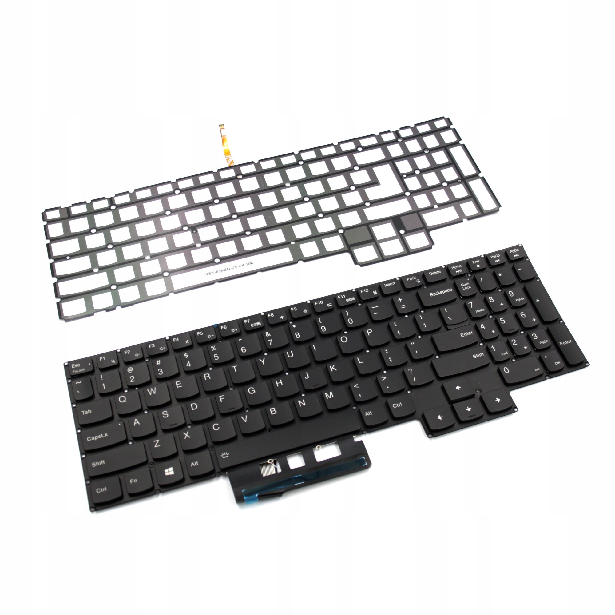 KLAWIATURA DO LENOVO US LEGION 5 15ACH6H 15ACH6 15ITH6H 15ITH6 LED BEZ RAMKI PODŚWIETLANA LED - Klawiatury do laptopów