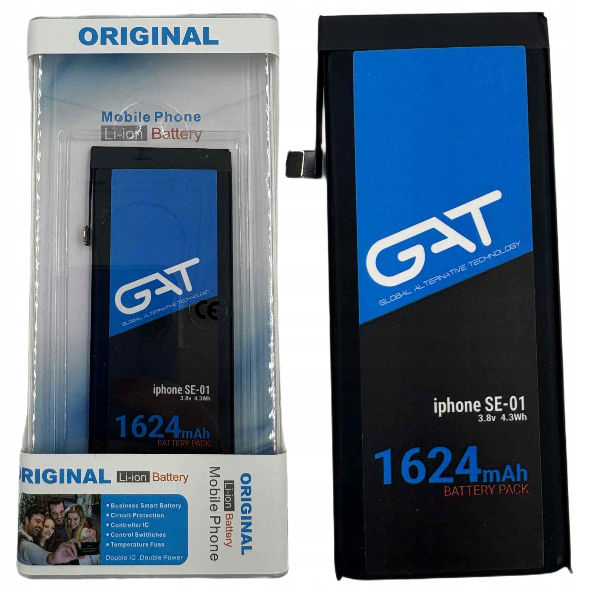 BATERIA IPHONE SE 2020 A2275 A2298 A2296 1624 MAH GAT 2 GENERACJA 3,8V 4,3 WH - Import z systemu magazynowego