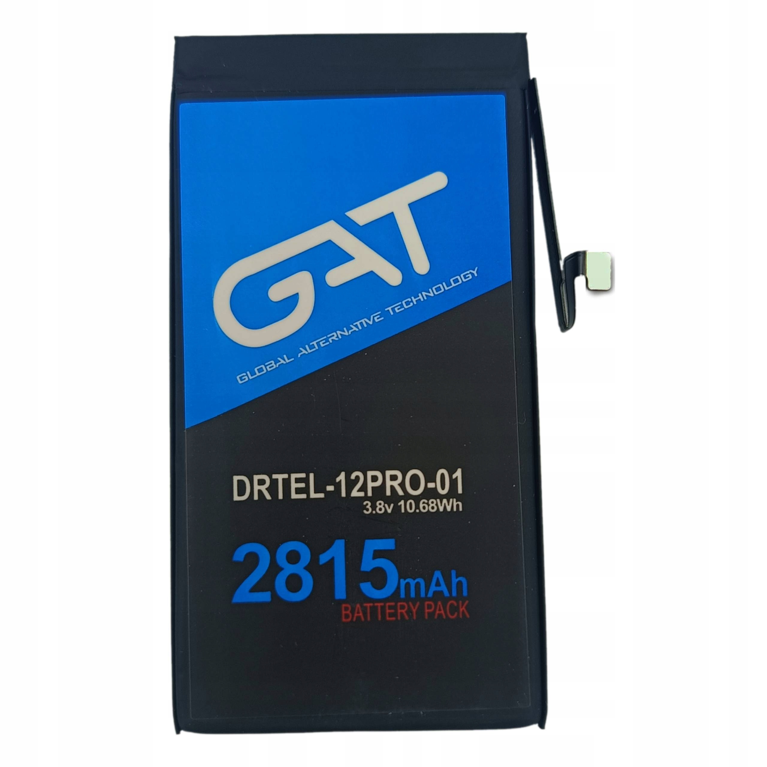BATERIAAPPLE IPHONE 12 / 12 PRO 2815MAH GAT KLEJ 3,8V 10,68WHiPhone 12: A2172, A2402, A2403, A2404iPhone 12 Pro: A2341, A2406, A - Import z systemu magazynowego