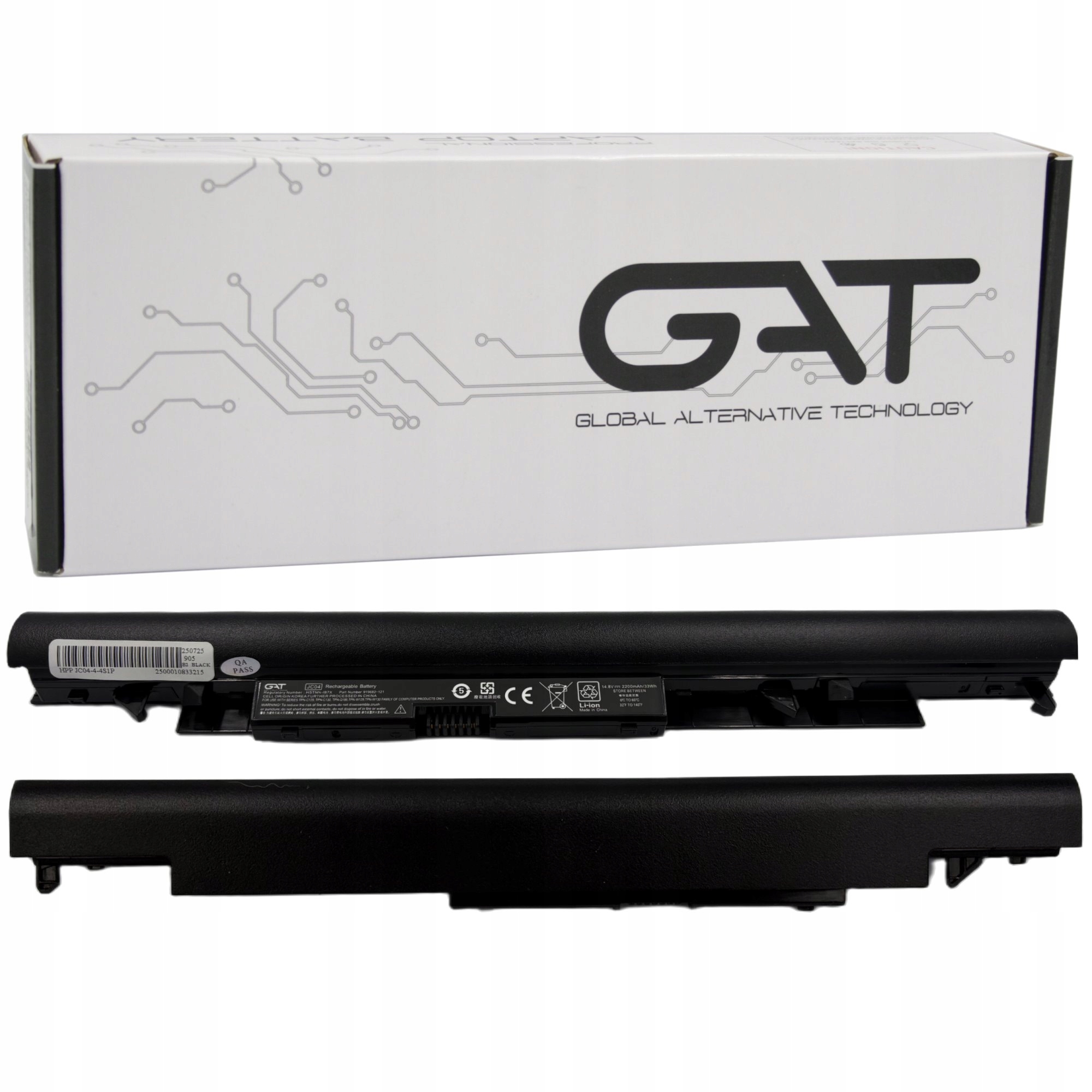 BATERIA JC04 919701-850 HSTNN-LB7W HSTNN-IB7X DO HP 240 245 246 250 255 G6 2200MAH 14,8V - Baterie do laptopów