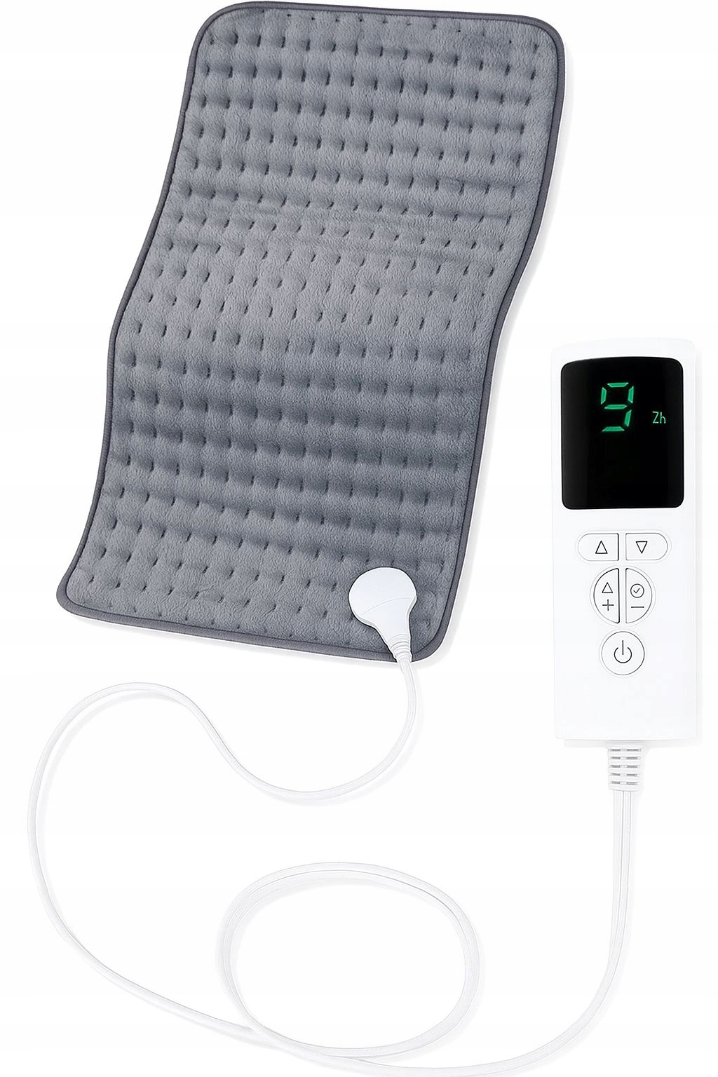 PODUSZKA GRZEWCZA KOCYK ELEKTRYCZNY Z PILOTEM REGULACJA TEMP. AUTOMATYCZNE WYŁĄCZANIE 30 X 60 CM - Import z systemu magazynowego
