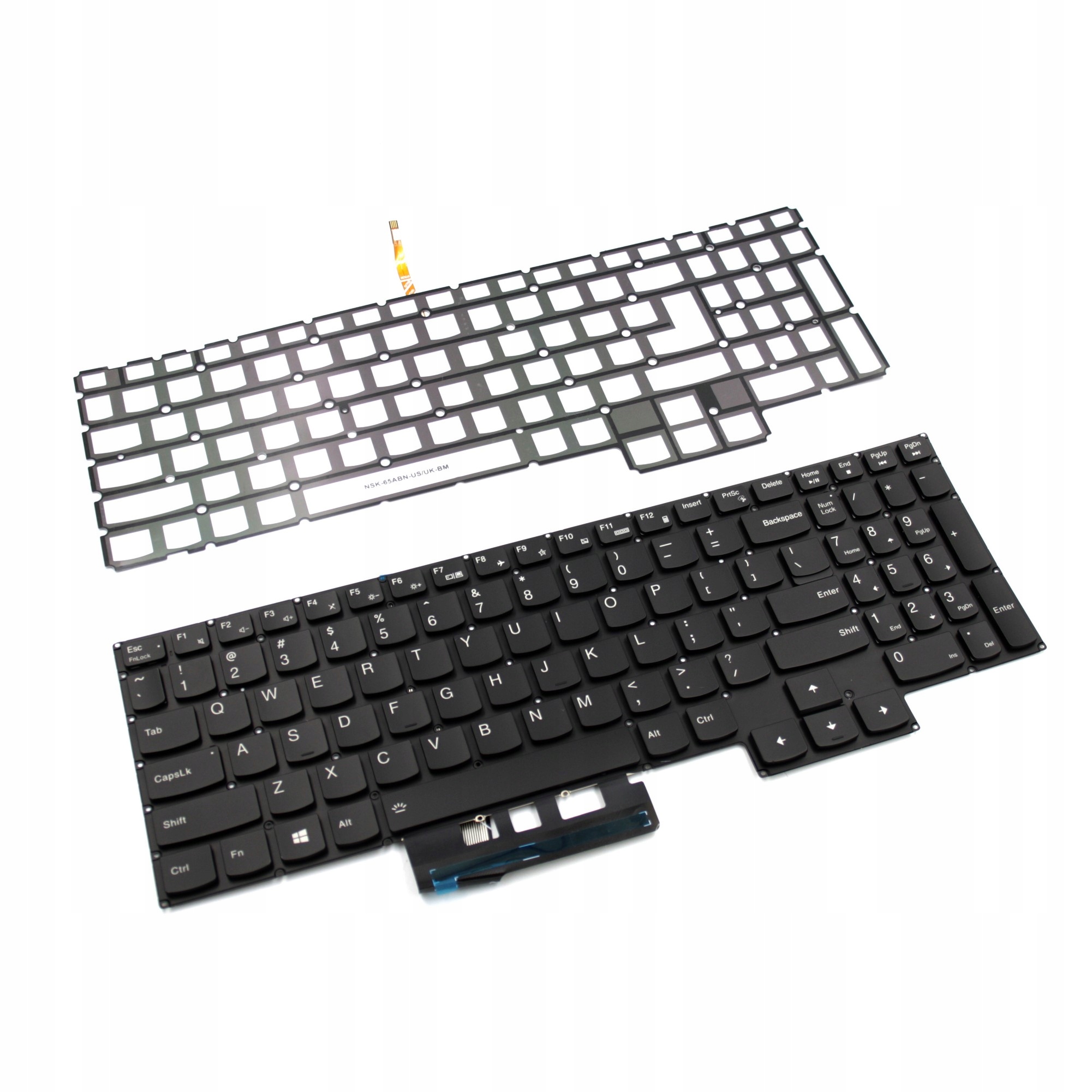 KLAWIATURA DO LENOVO US LEGION 5 15ACH6H 15ACH6 15ITH6H 15ITH6 LED BEZ RAMKI PODŚWIETLANA LED PUDEŁKO GAT - Klawiatury do laptopów