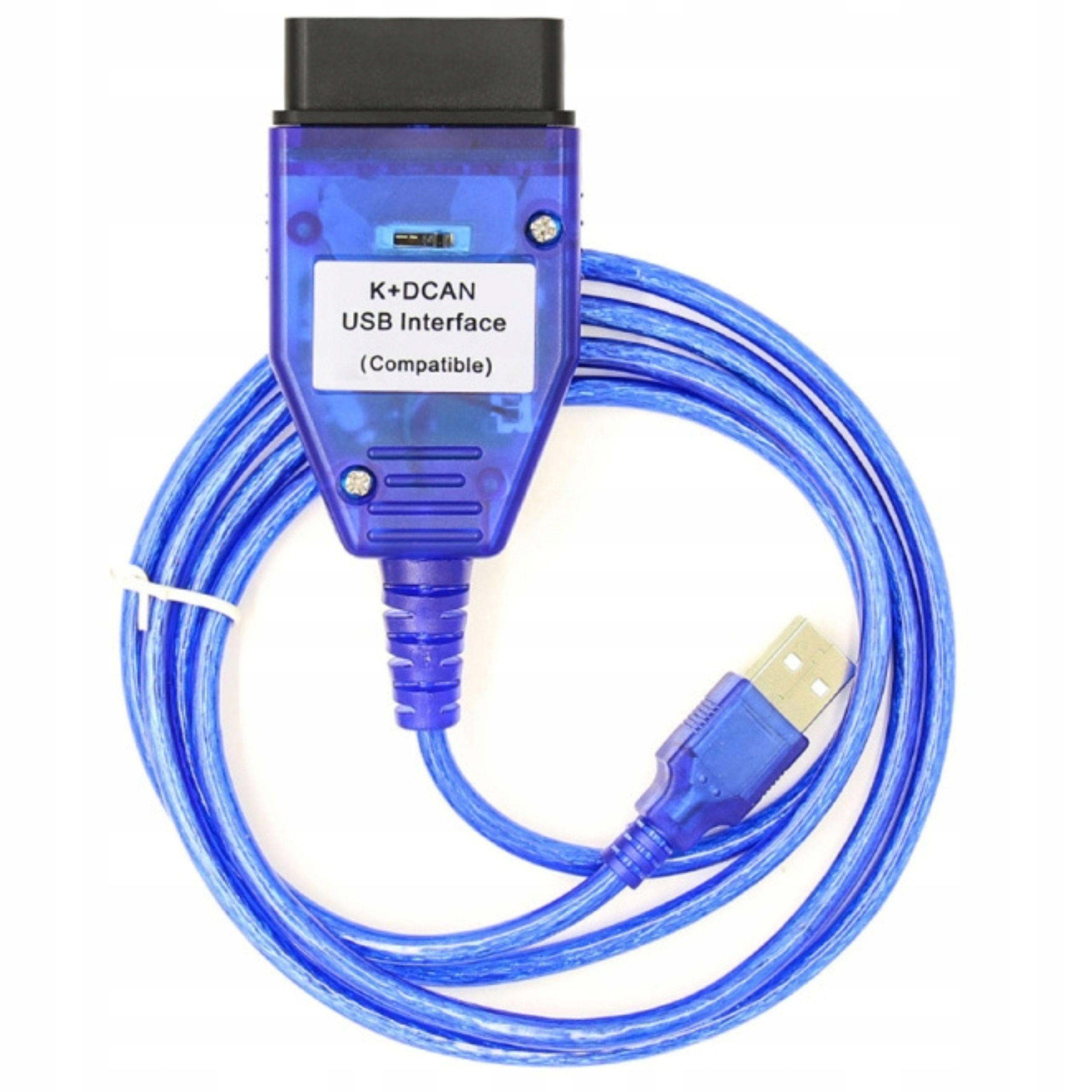 INTERFEJS DIAGNOSTYCZNY K+DCAN BMW2006 - 2007 E60 E61 E83 E81 E87 E90 E91 E92 E93 E70 R56 STARSZE MODELE 1995 - 2013 - Import z systemu magazynowego