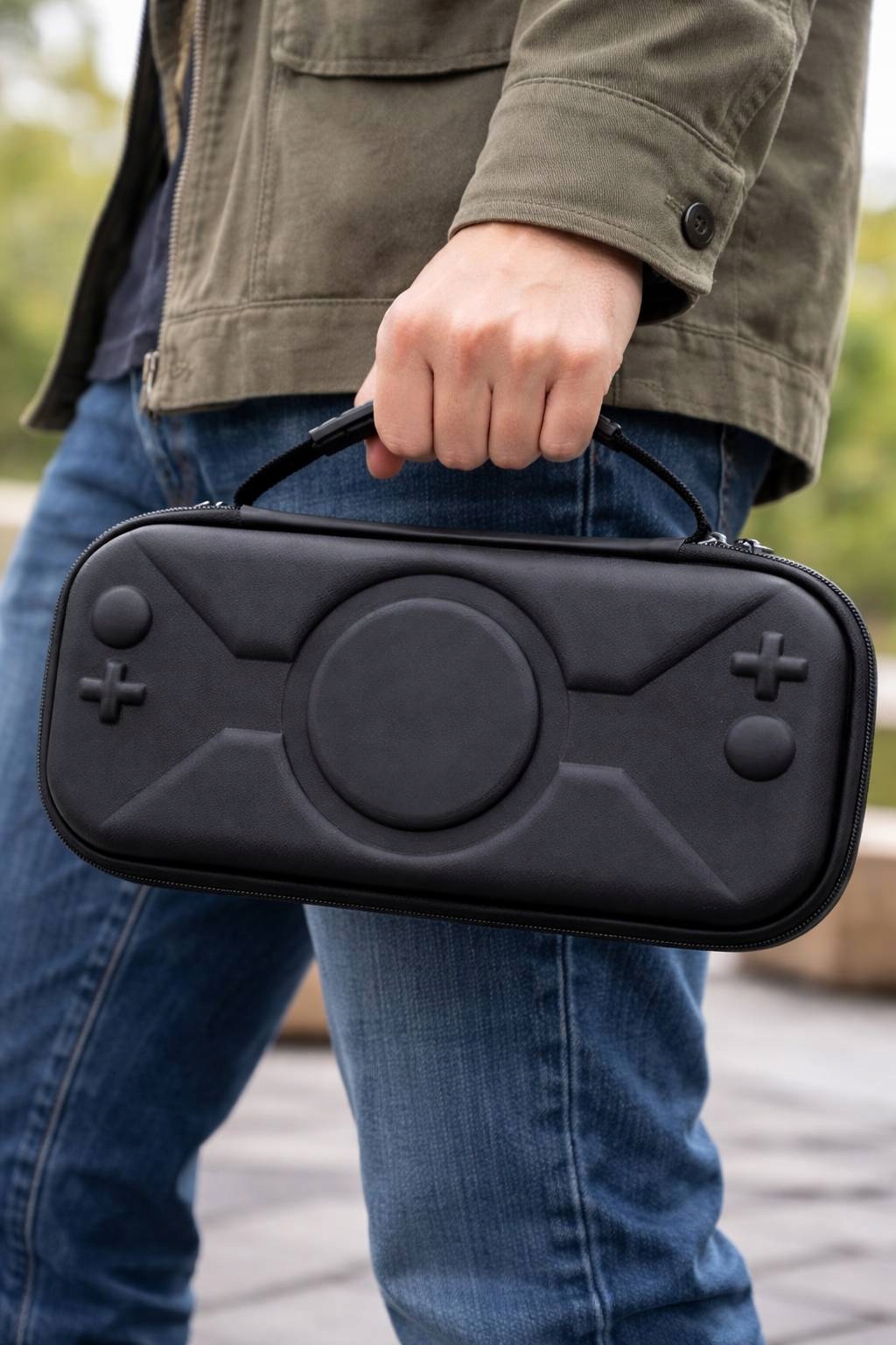 ETUI WALIZKA NA NINTENDO SWITCH 2 CZARNE - Rodzina
