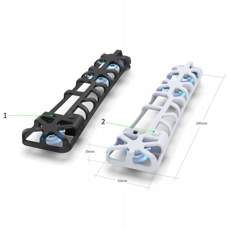 WENTYLATOR CHŁODZĄCY TERMICZNY TP5-3538 DO PS5 SLIM CZARNY DOBE - Import z systemu magazynowego