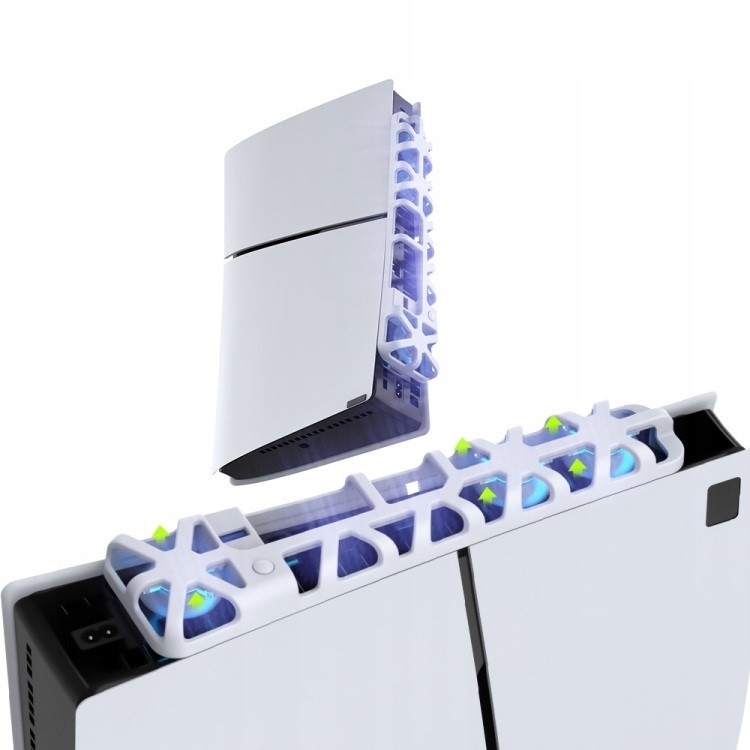 WENTYLATOR CHŁODZĄCY TERMICZNY TP5-3538 DO PS5 SLIM CZARNY DOBE - Import z systemu magazynowego