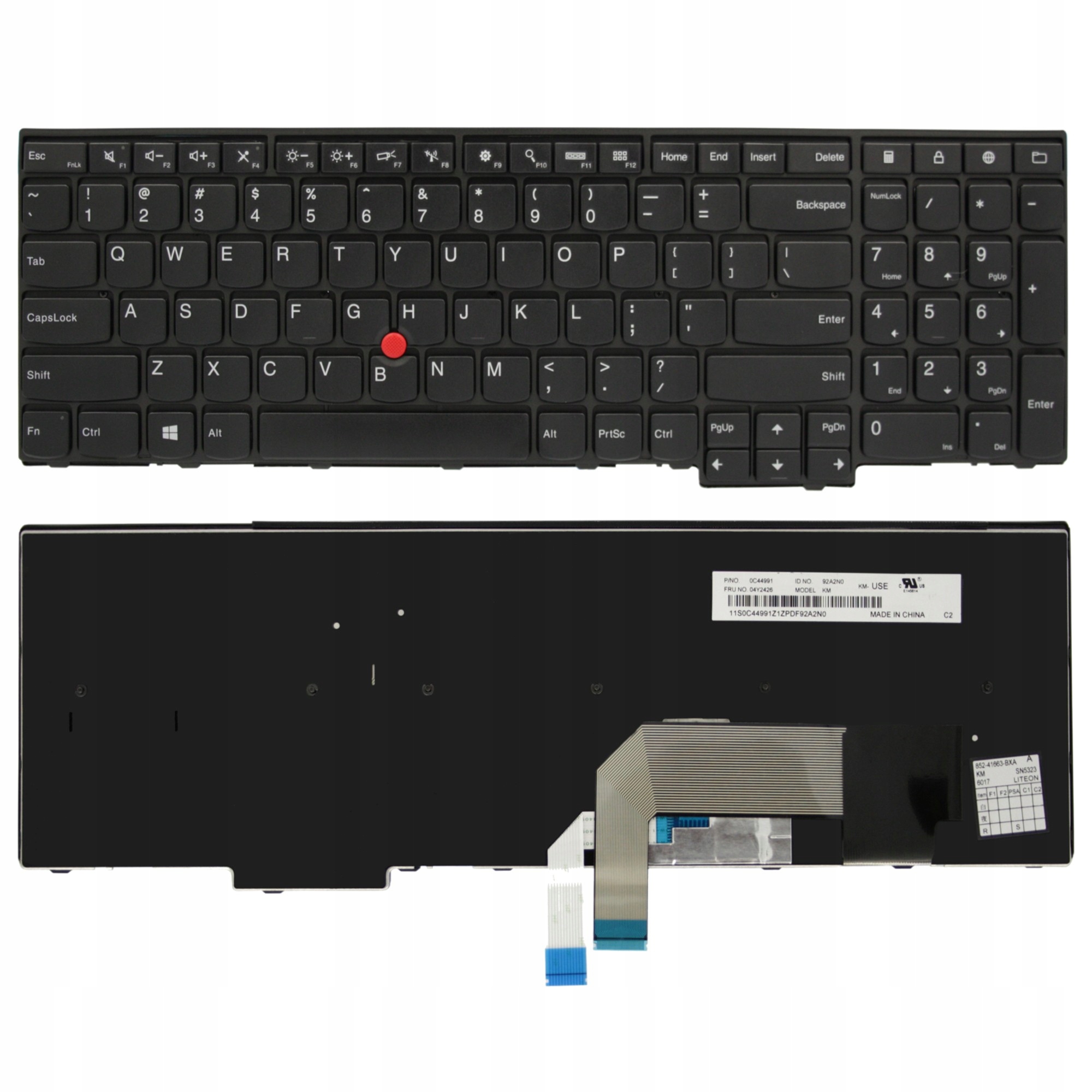 KLAWIATURA DO LAPTOPA LENOVO THINKPAD E531 E540 E545 L540 T550 T540 W540 04Y2426 CZARNA Z PUDEŁKIEM KGAT - Klawiatury do laptopów