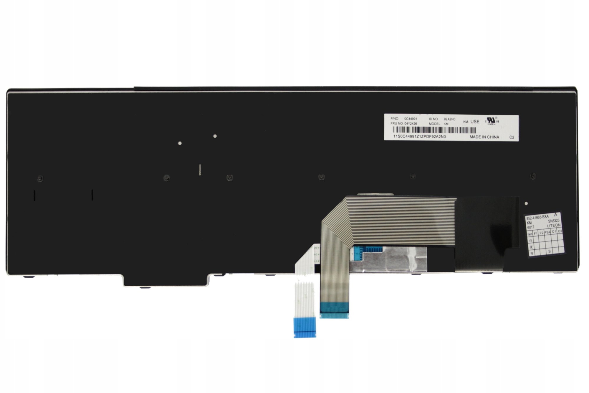KLAWIATURA DO LAPTOPA LENOVO THINKPAD E531 E540 E545 L540 T550 T540 W540 04Y2426 CZARNA Z PUDEŁKIEM KGAT - Klawiatury do laptopów