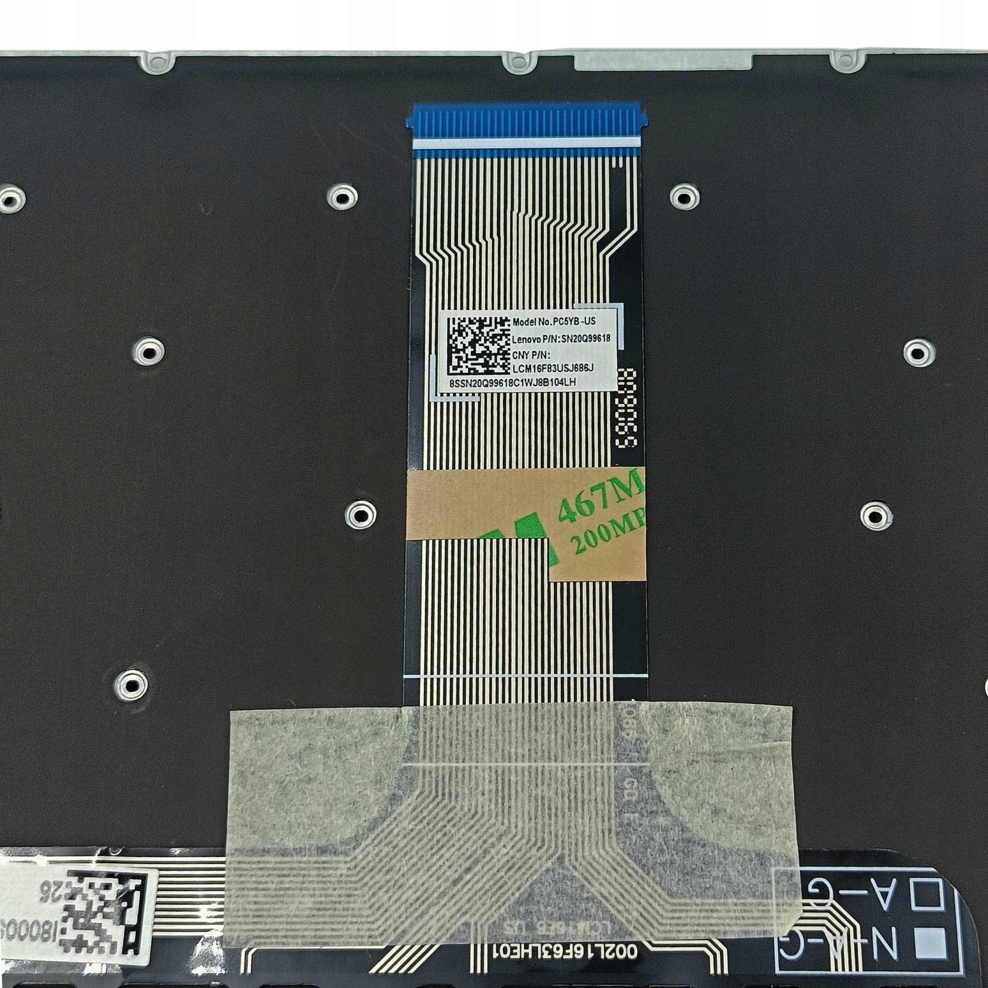 KLAWIATURA LENOVO US LEGION Y530 Y540 Y530-15ICH Y540-15 Y545 Y540-17IRH Y7000P Y7000 Z PODŚWIETLENIEM LED - Import z systemu magazynowego