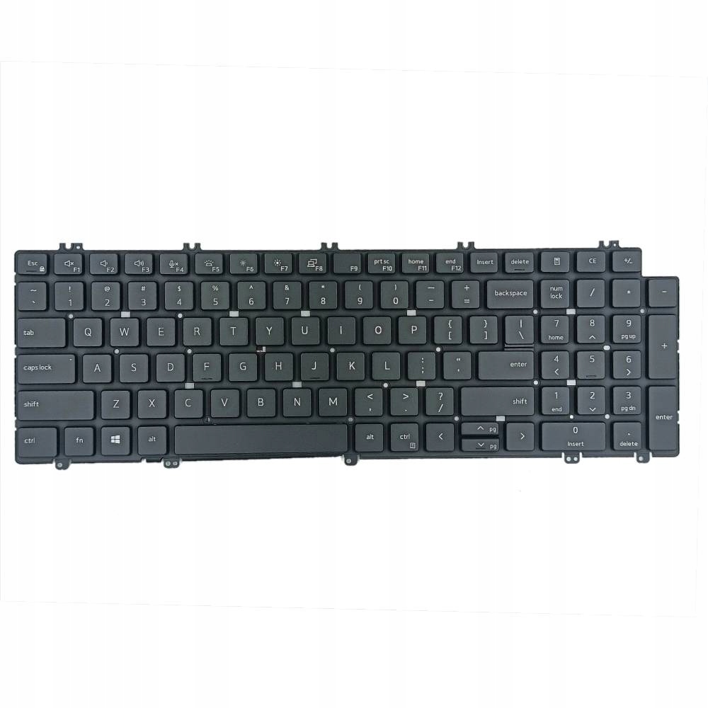 DELL US CZARNA LATITUDE 5520 5531 5540 3560 3570 7670 7770 7780 LED - Klawiatury do laptopów
