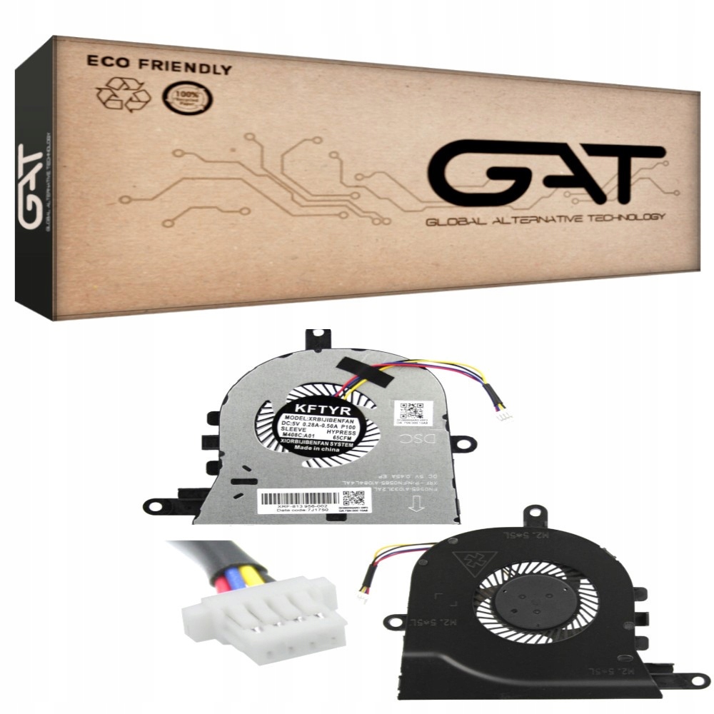 WENTYLATOR DO DELL LATITUDE 3590 INSPIRON 15 5570 5575 P75F FX0M0 FGCF7 0FX0M0 4PIN - Wentylatory i radiatory