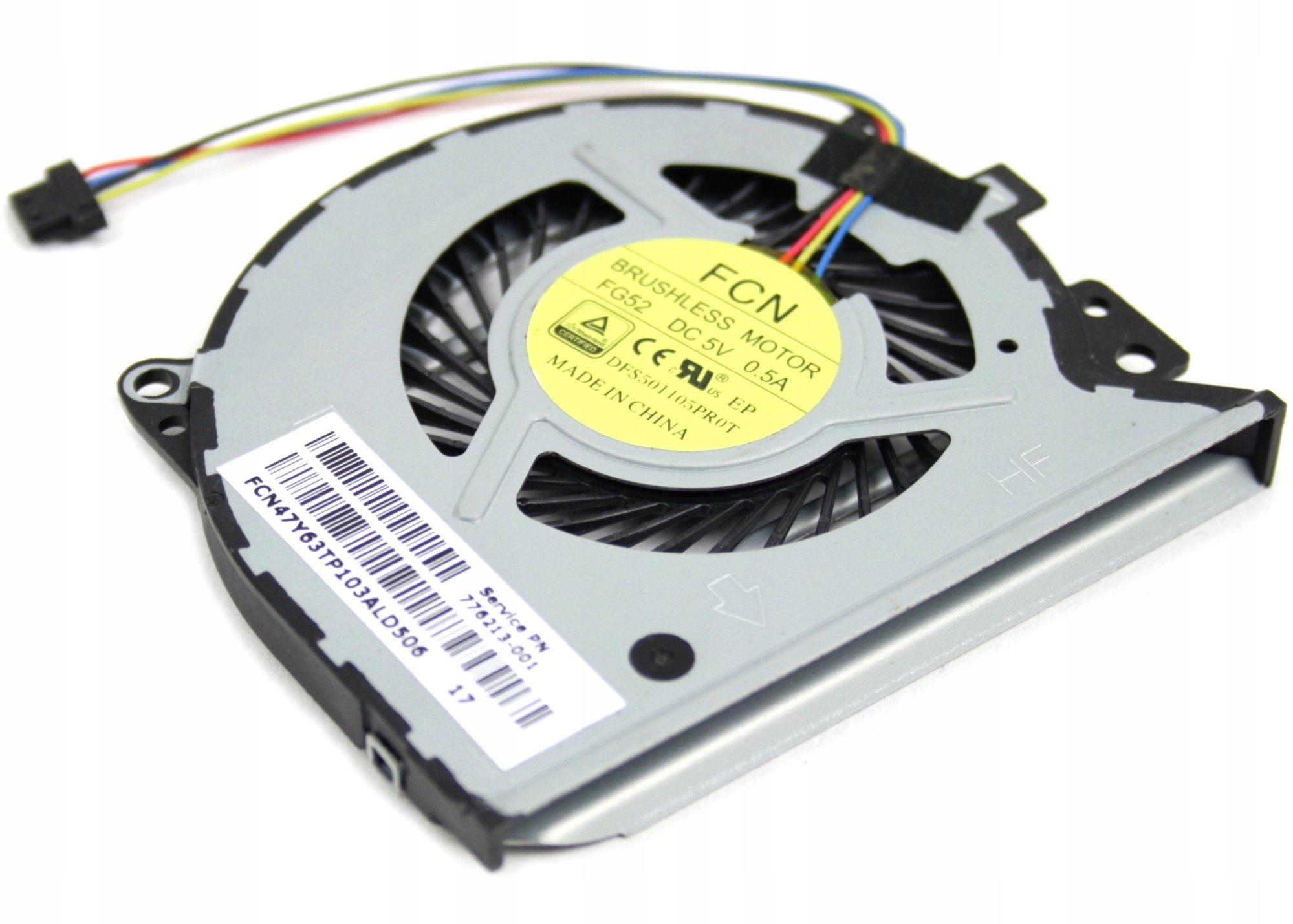 WENTYLATOR HP X360 13-A ENVY 15-U15-U011D 15-U010DX 15 U-110DX 15-U011DX 15-U111DX DFS501105PR0T - Wentylatory i radiatory