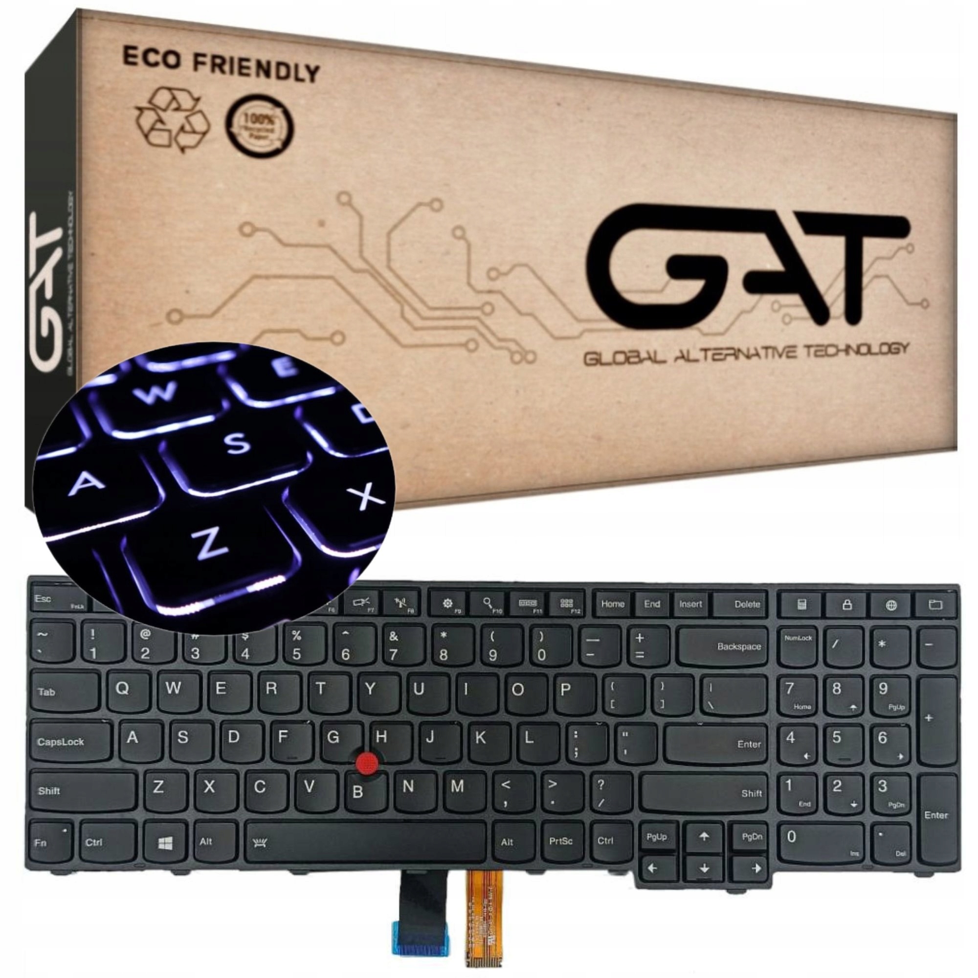 KLAWIATURA DO LENOVO THINKPAD E531 E540 E545 L540 T550 T540 W540 04Y2426 L560 00PA596 L540 E540 E545 W540 T550 CZARNA Z - Klawiatury do laptopów