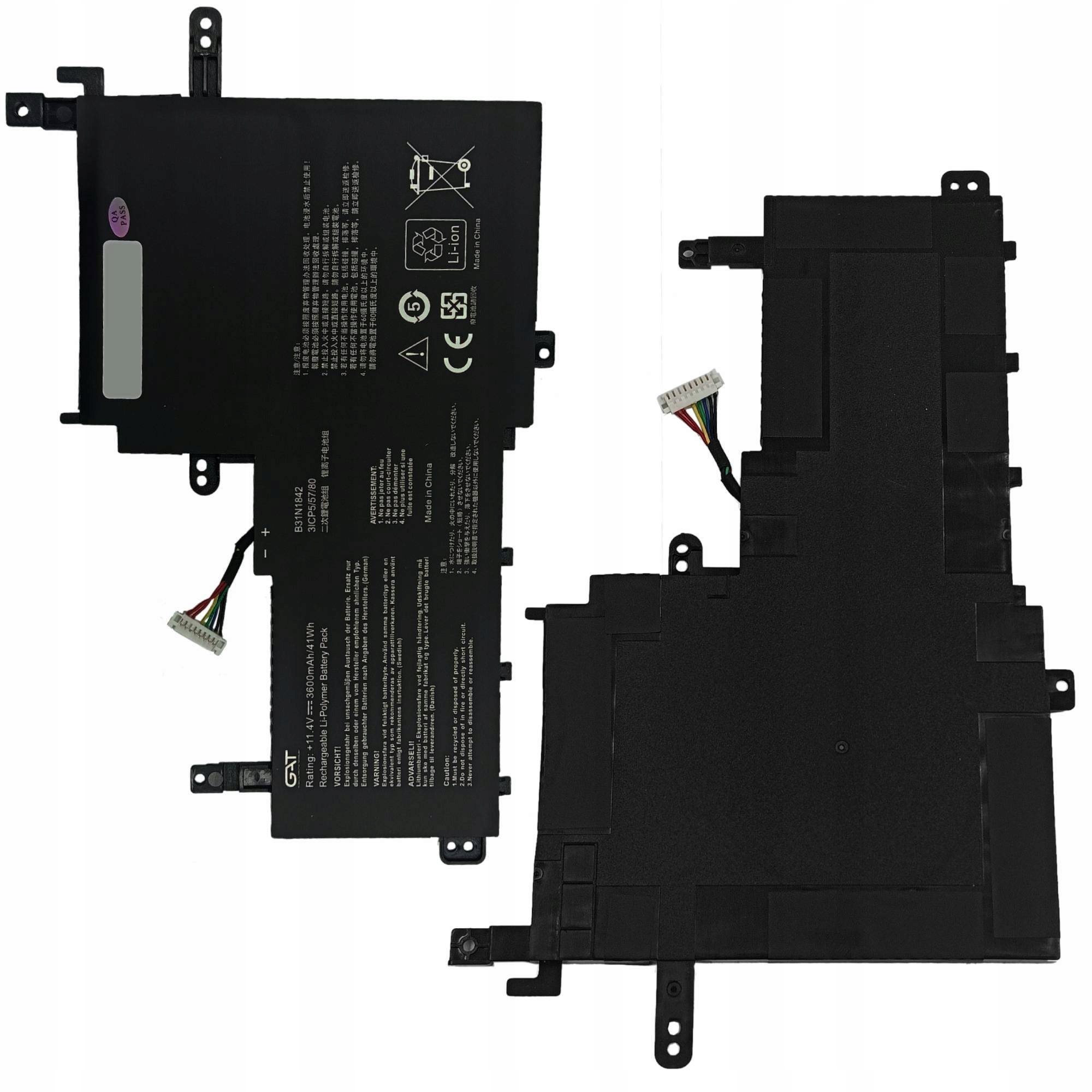 BATERIA ASUS B31N1842 K513E M513I 3600mAh GAT - Baterie do laptopów