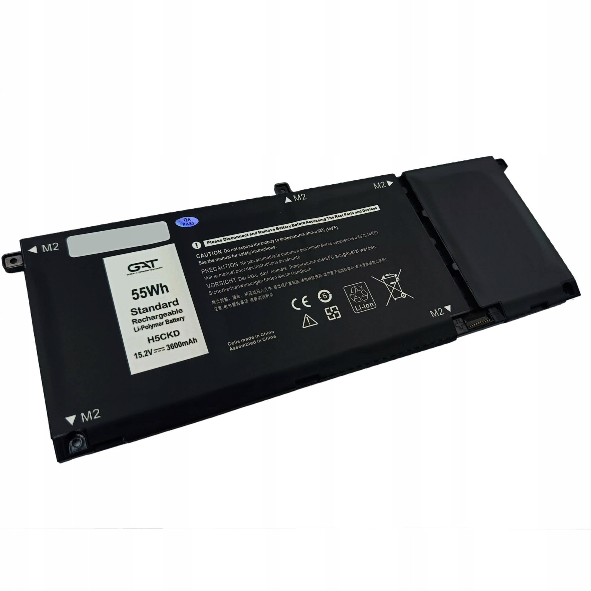 BATERIA DO DELL H5CKD 5402 5501 3600mAh 15.2V GAT - Baterie do laptopów