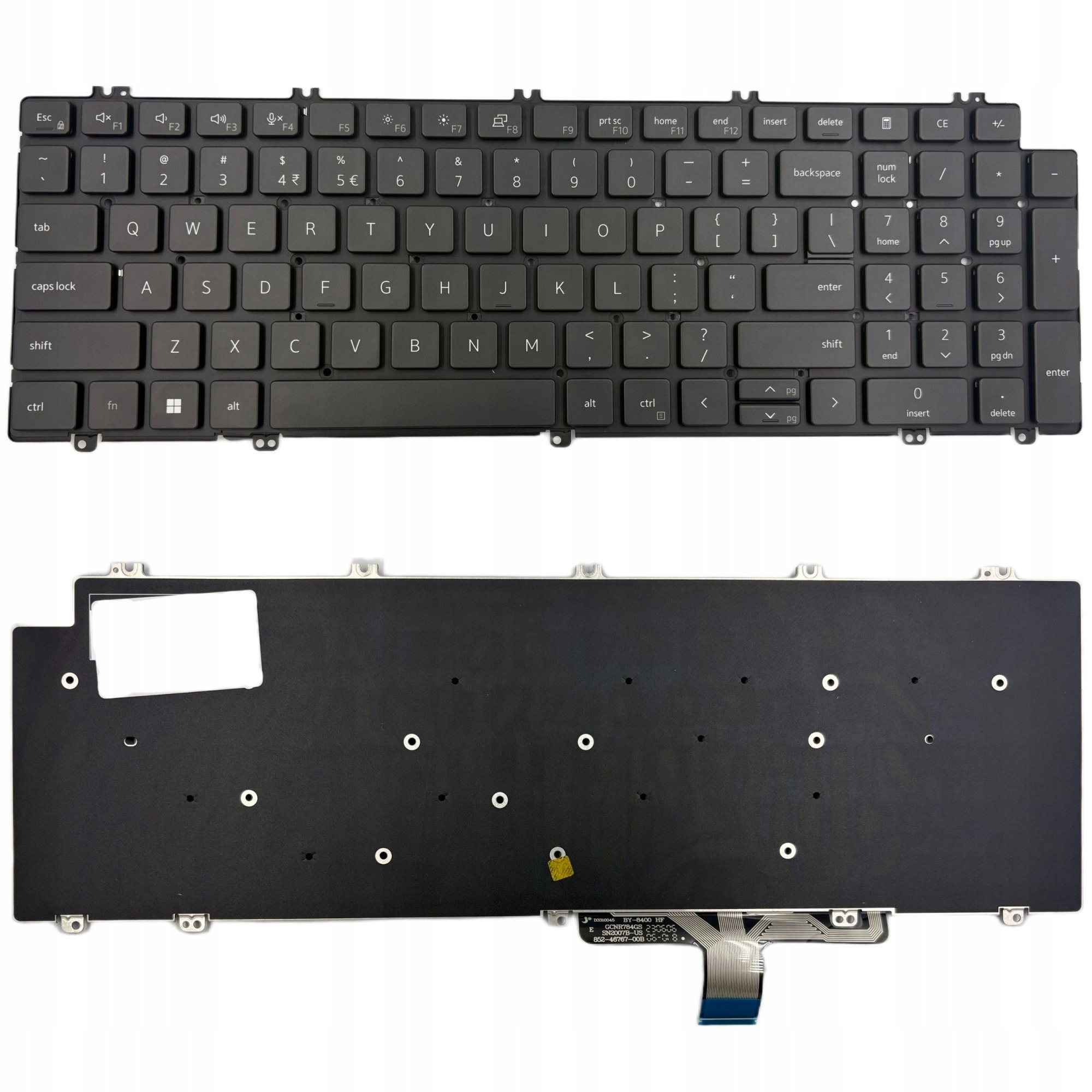 DELL US CZARNA LATITUDE 5520 5531 5540 3560 3570 7670 7770 7780 - Klawiatury do laptopów