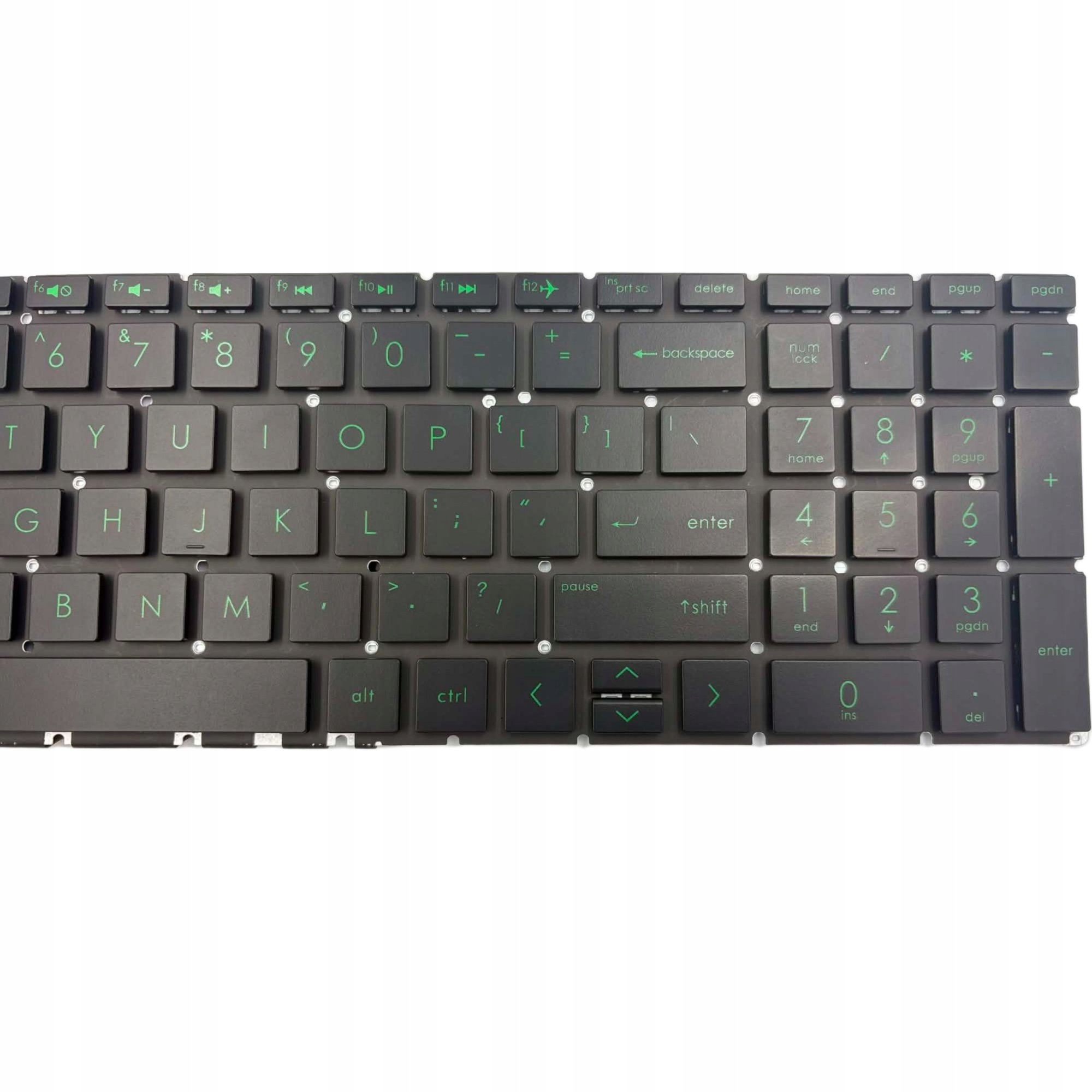 KLAWIATURA do HP Pavilion Gaming 15-CX 15-EC 15-DK 16-A 17-CD LED Green - Klawiatury do laptopów