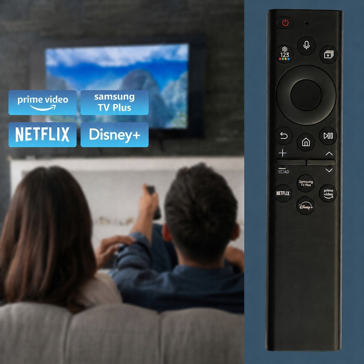 PILOT DO TELEWIZORA SAMSUNG CZARNY BEZ BATERII - Import z systemu magazynowego