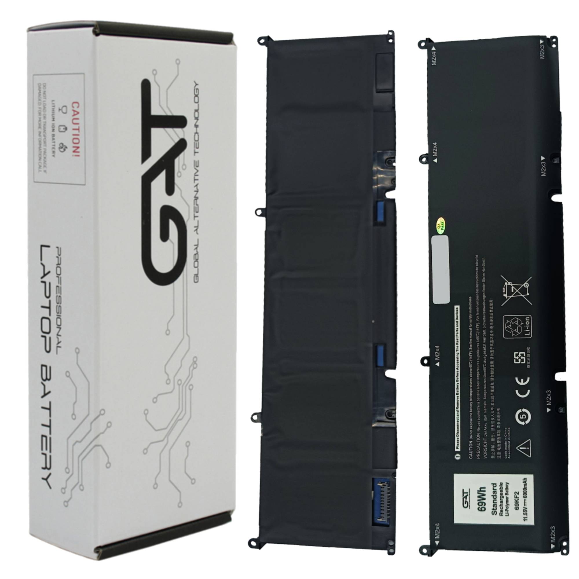 BATERIA DO DELL DVG8M 8FCTC 6000mAh 11,55V GAT - Baterie do laptopów