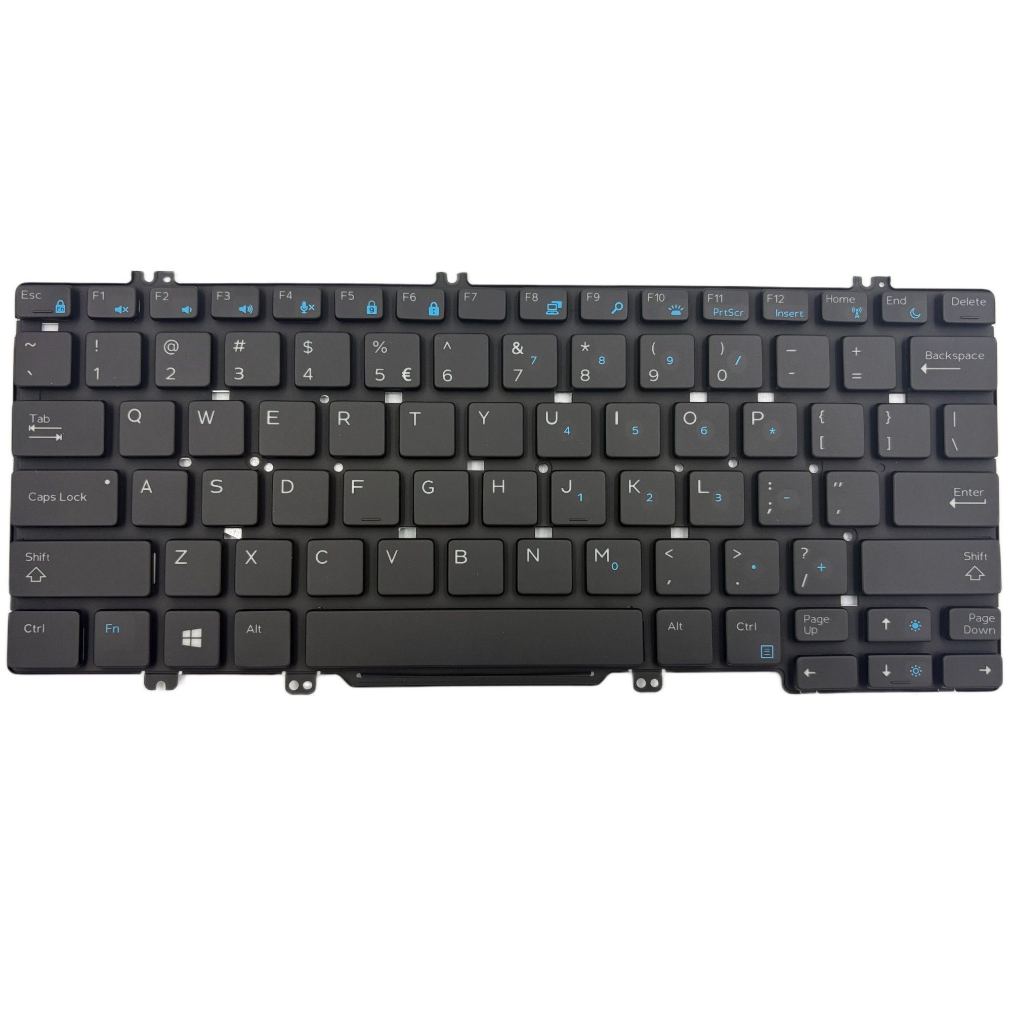 DELL US CZARNA LATITUDE 7380 7389 7390 7280 7290 5280 5288 5289 5290 Z PODŚWIETLENIEM LED - Klawiatury do laptopów