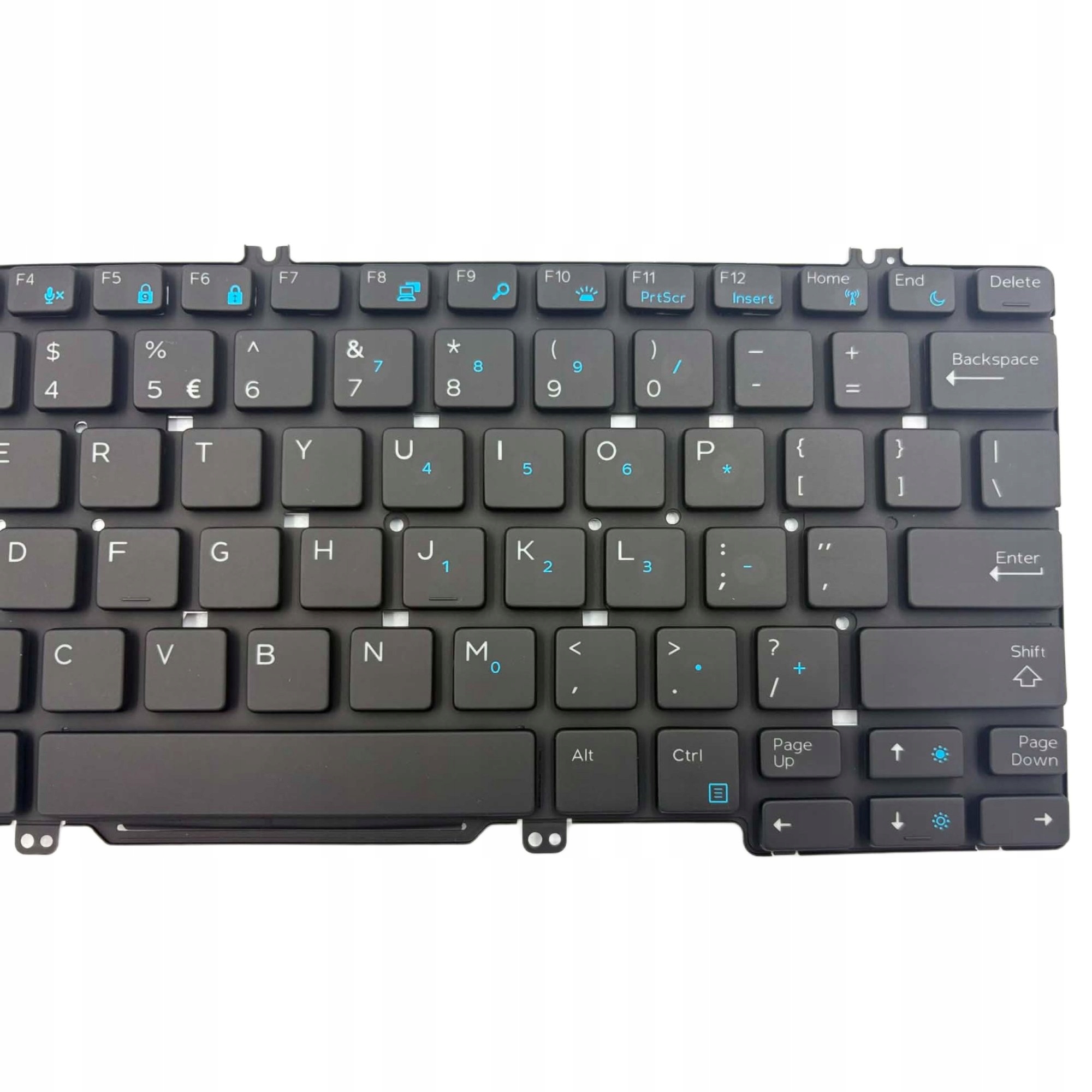 DELL US CZARNA LATITUDE 7380 7389 7390 7280 7290 5280 5288 5289 5290 Z PODŚWIETLENIEM LED - Klawiatury do laptopów