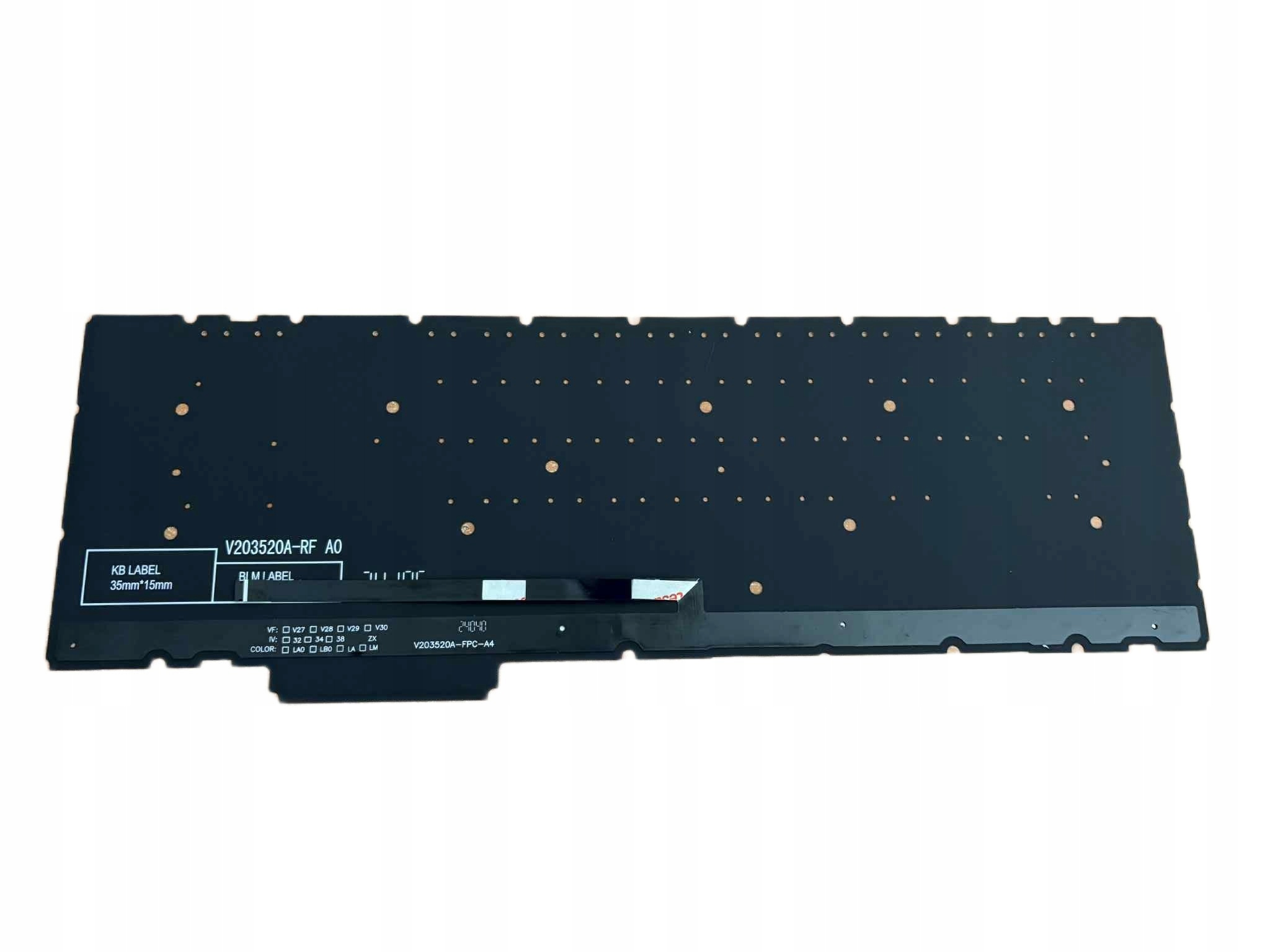 KLAWIATURA LENOVO US SZARA Slim 7 16ARH7, 7 16IAH7, 7 Pro 16ACH6 PODŚWIETLANA BEZ RAMKI WIN10 V203520A-RF - Klawiatury do laptopów