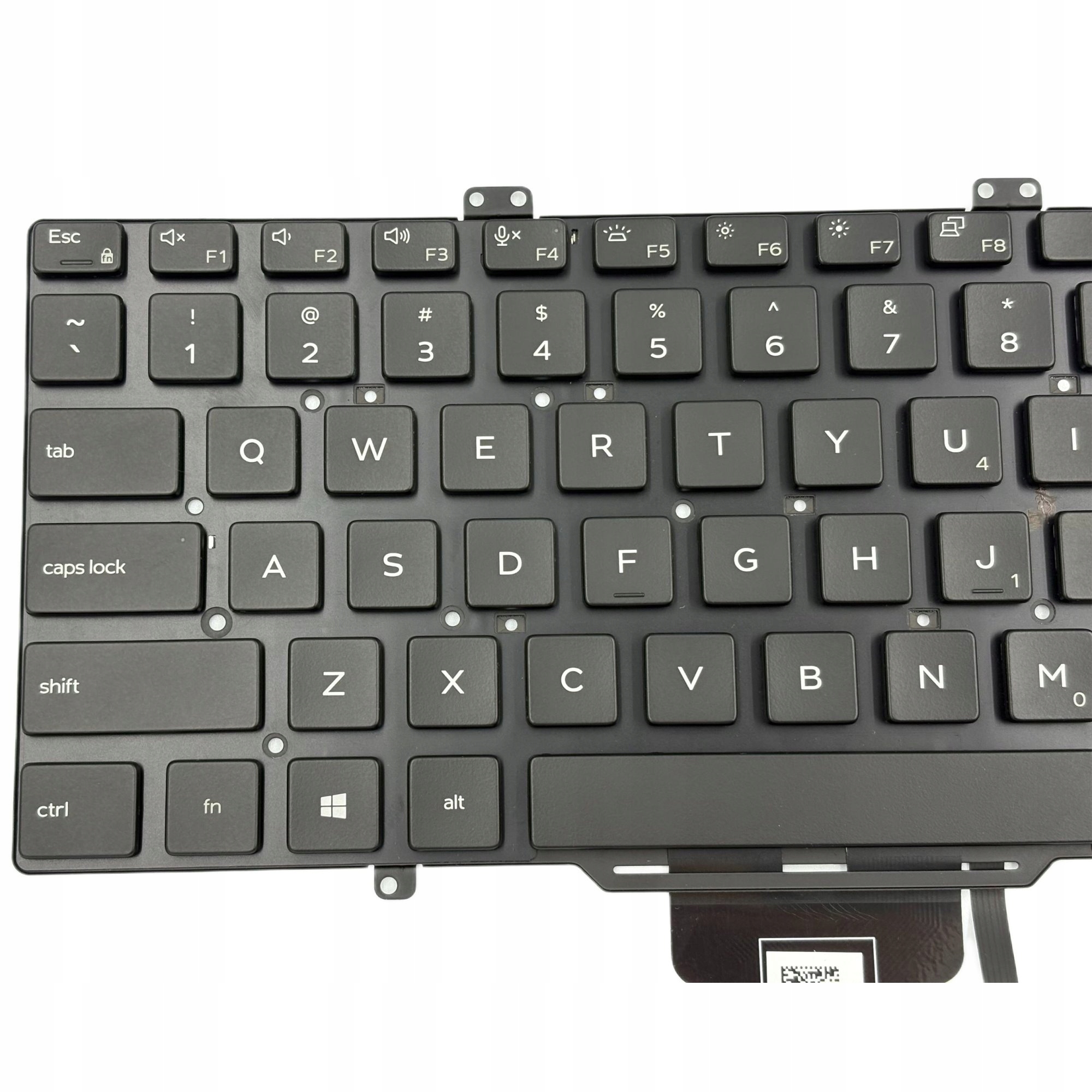DELL US CZARNA LATITUDE 3400 5400 5410 7400 RN86F 0RN86F Z PODŚWIETLENIEM LED + OPAKOWANIE KGAT - Klawiatury do laptopów