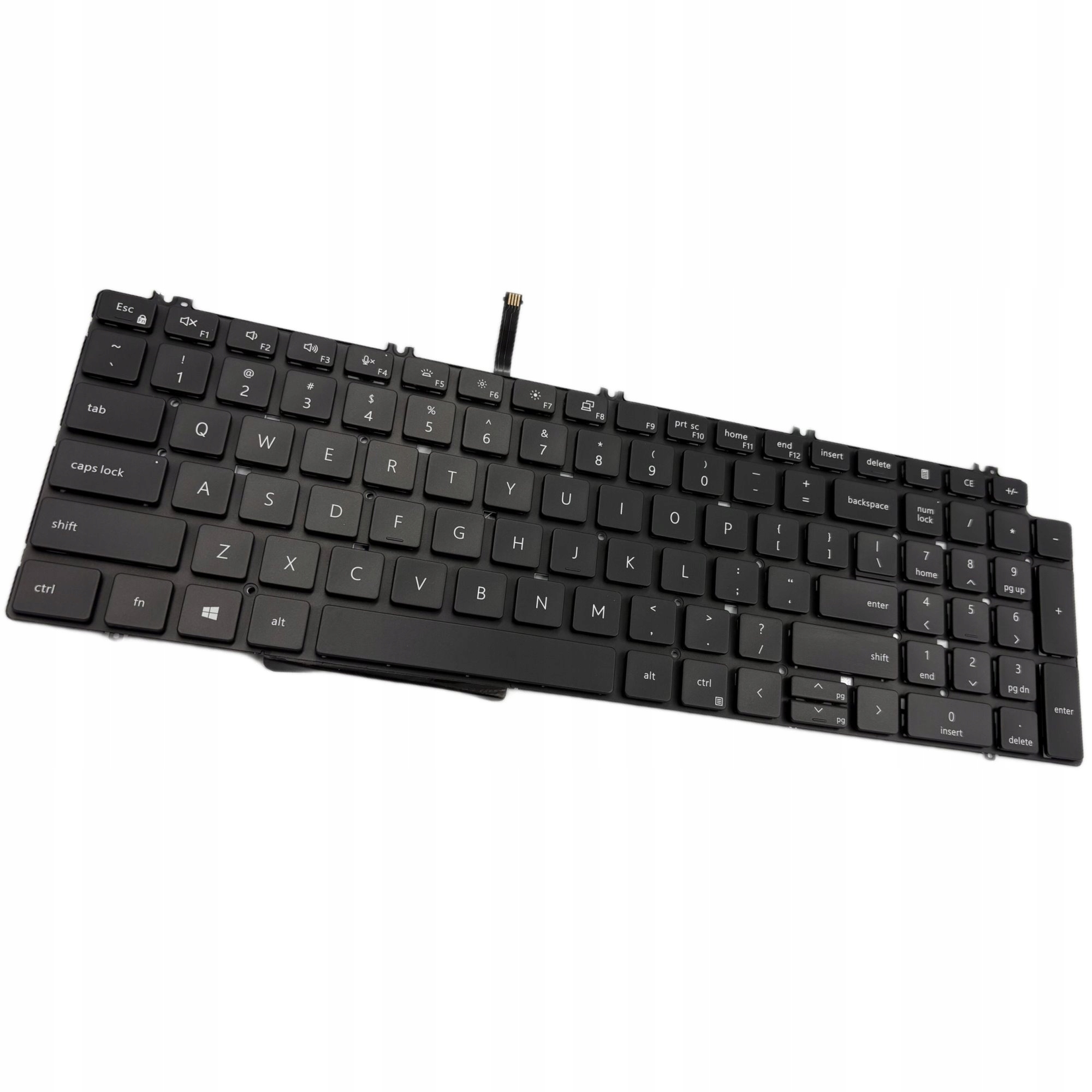 DELL US CZARNA DELL PRECISION 7550 7750 7560 7760 Z PODŚWIETLENIEM LED + OPAKOWANIE KGAT - Klawiatury do laptopów
