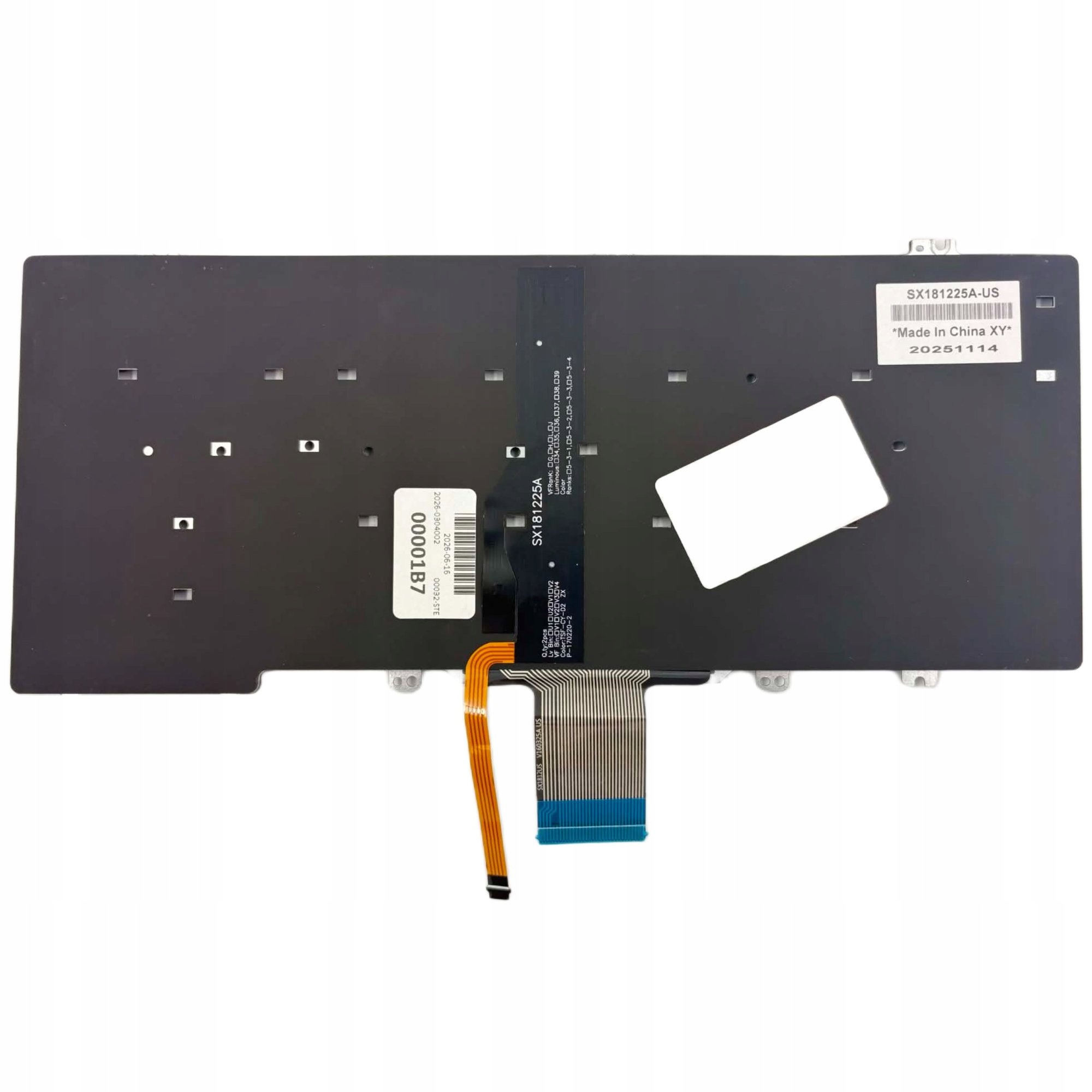 DELL US CZARNA LATITUDE 7380 7389 7390 7280 7290 5280 5288 5289 5290 Z PODŚWIETLENIEM LED - Klawiatury do laptopów