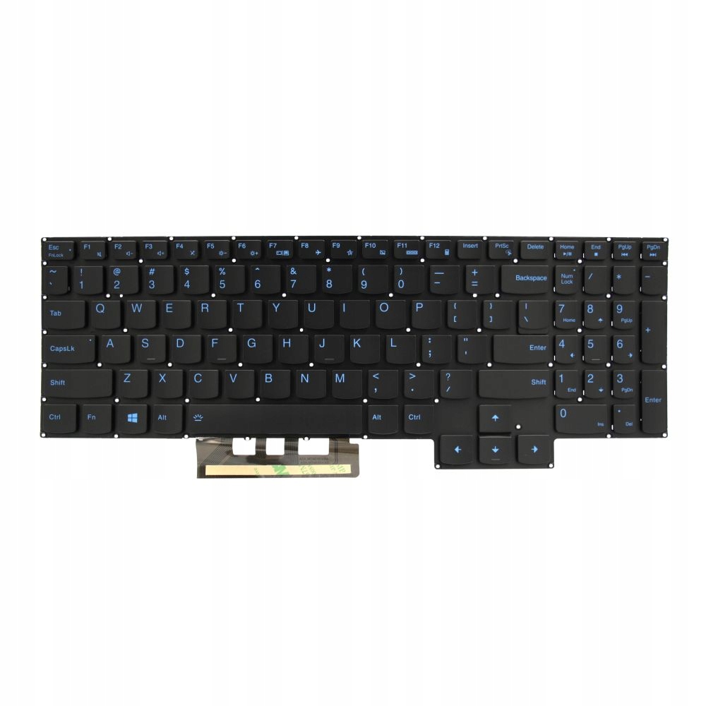 KLAWIATURA LENOVO US LEGION 5 15ACH6H 15ACH6 NIEBIESKIE NAPISY PODŚWIETLANA LED PUDEŁKO GAT - Klawiatury do laptopów