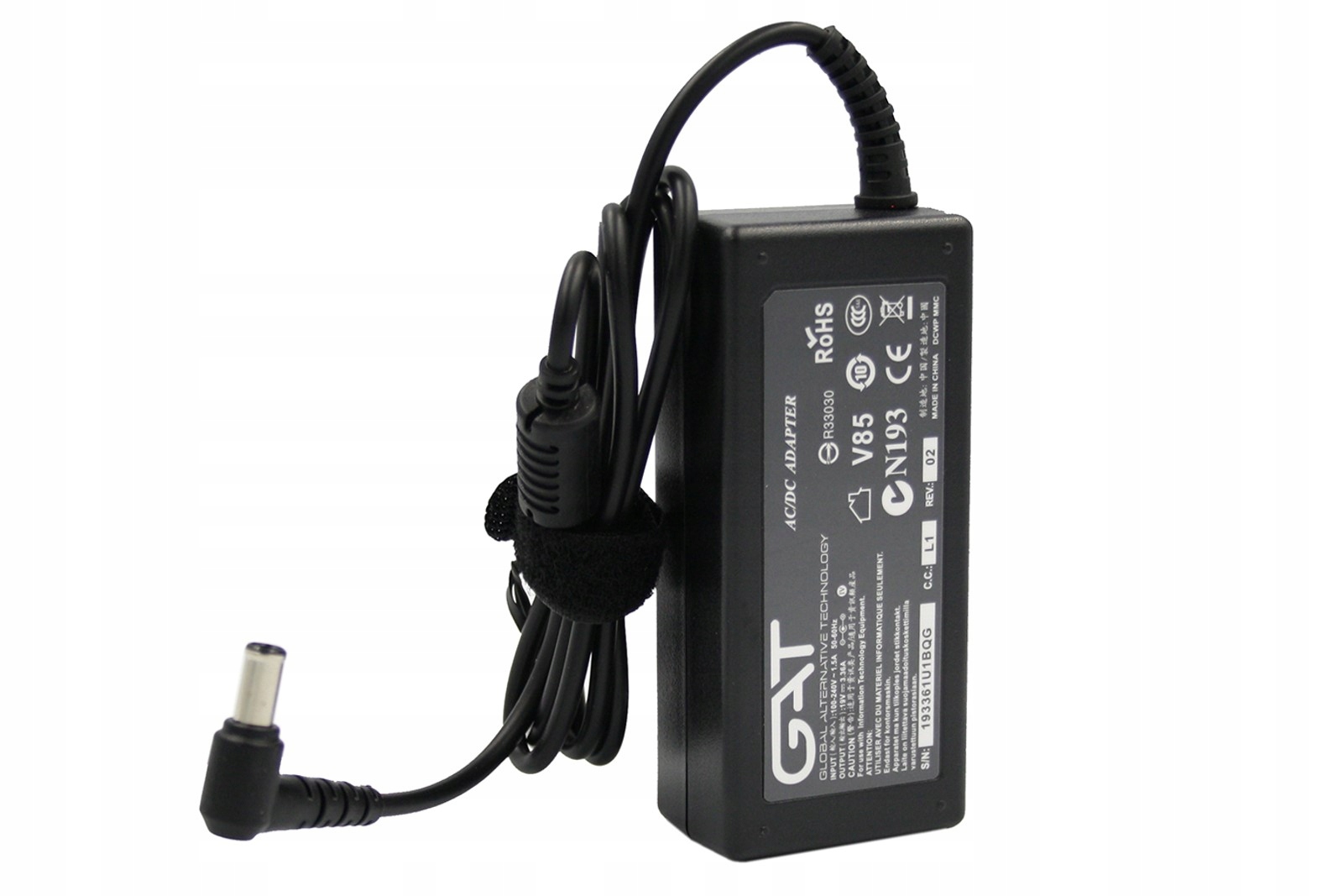 ZASILACZ 19V 3,36A 6,5*4,4*1,0 54W LG TV 22LN549C 32LH570B 22MA31 LCAP16B GAT - Import z systemu magazynowego